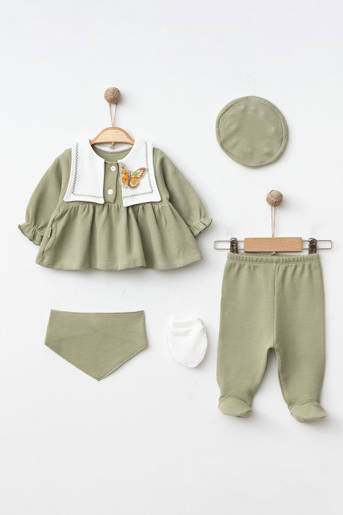 Butterfly Stories 5'li Set - haki