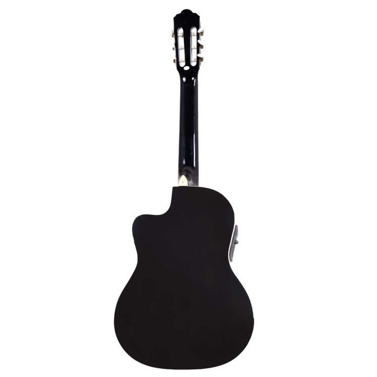 Gitar Elektro Klasik Rodriguez Kesik Kasa EQ Siyah RCCE650BK