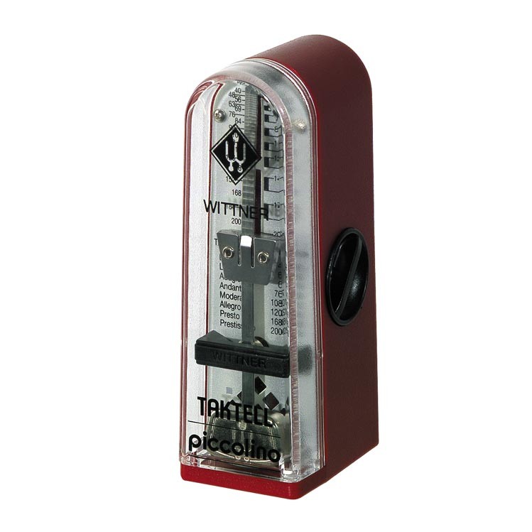 Metronome Mechanical Piccolino Claret Red WT-890141