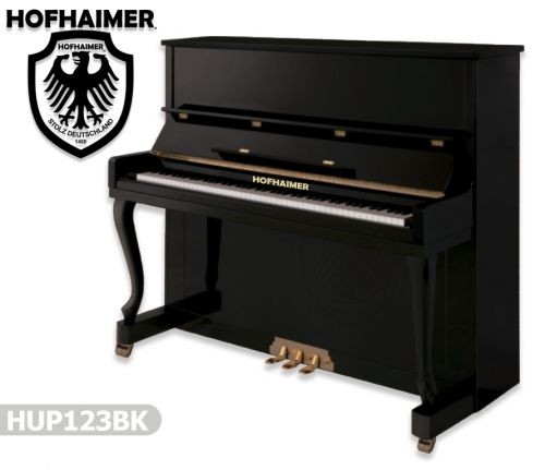 Piano Console Wall Hofhaimer Black HUP123BK