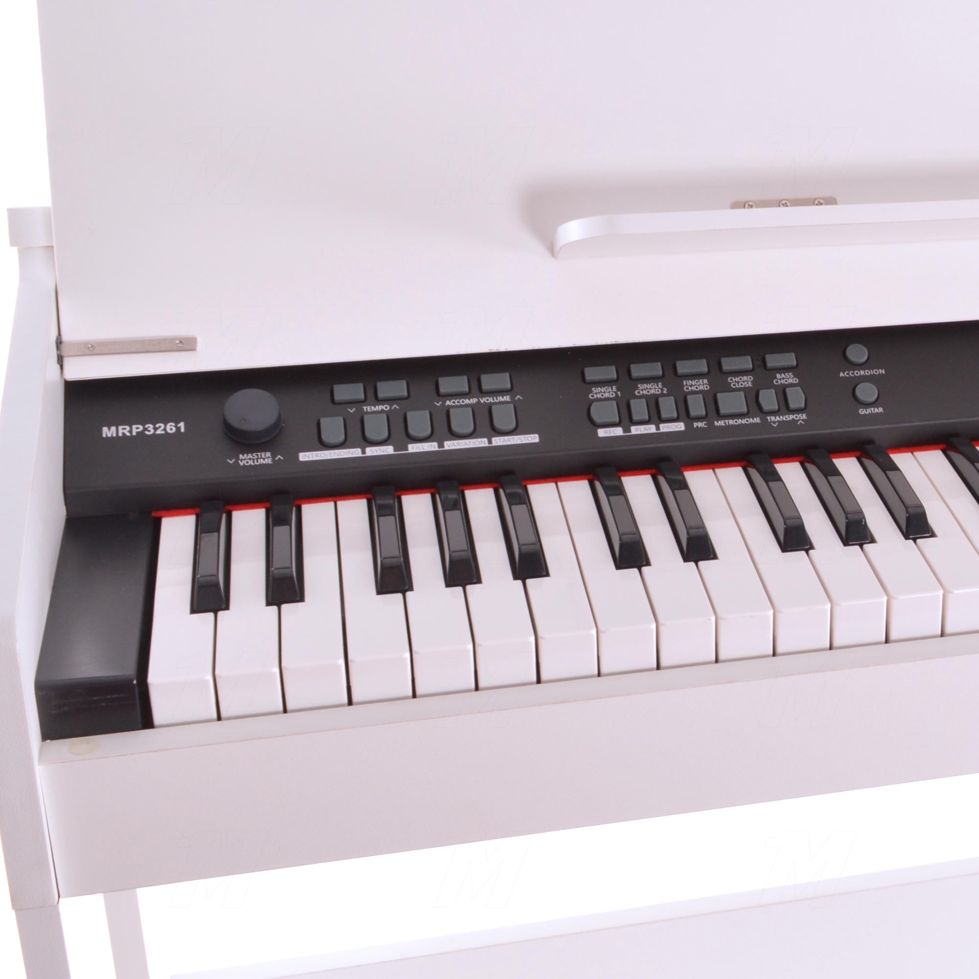 Digital (Silent) Piano Manual Raymond 61 Keys White MRP3261WH