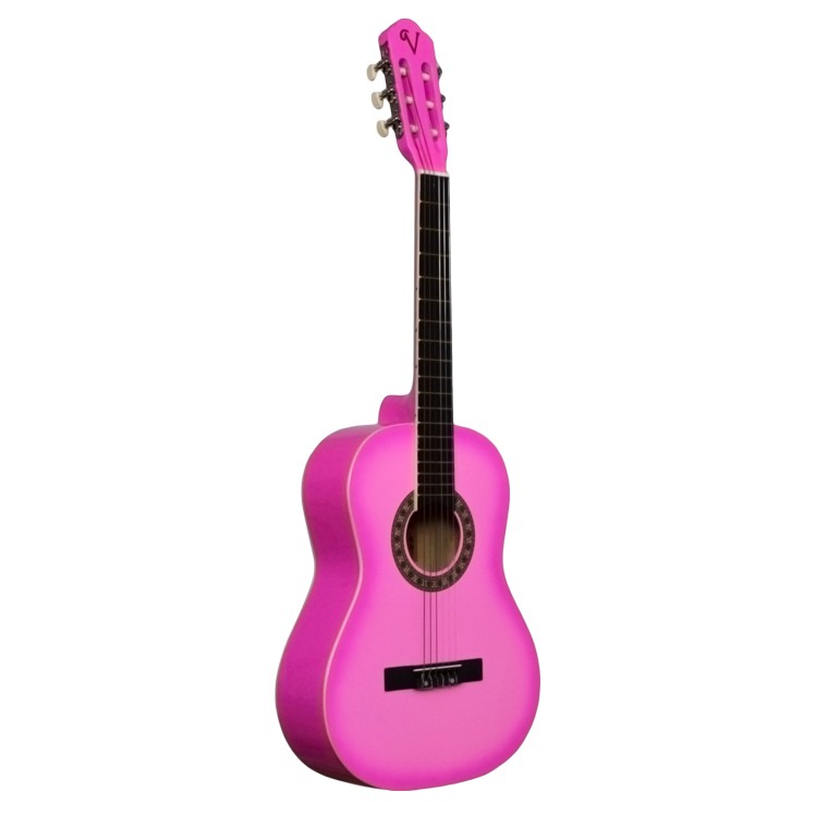 Victoria Klasik Gitar Seti Kılıf ve Pena Hediyeli 3/4 CG160PNK