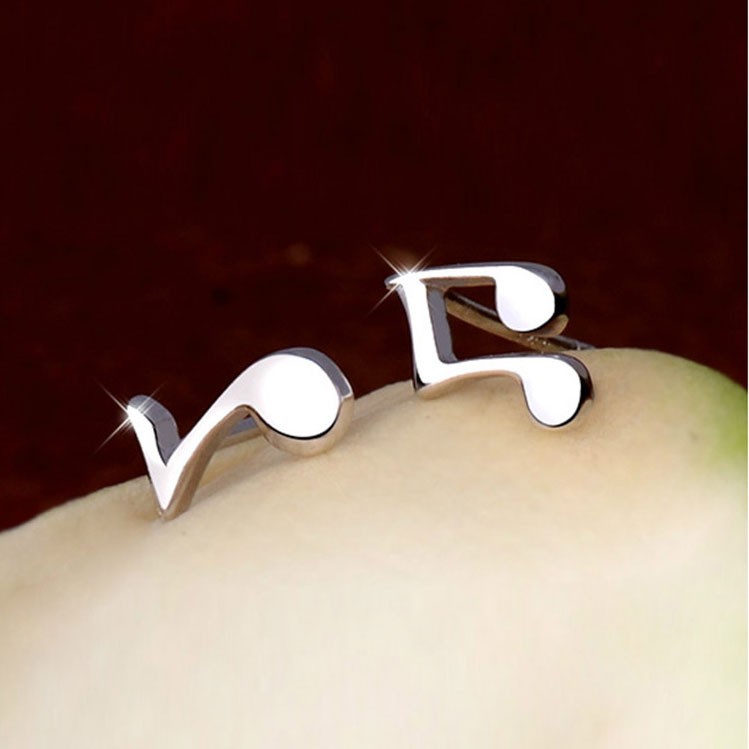 Gift Note Shaped Earring Pair NEAR
