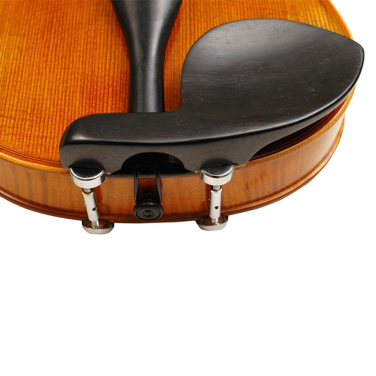 Violin Chinrest Rose Black Left Handed 4/4 VCR44BKLFT