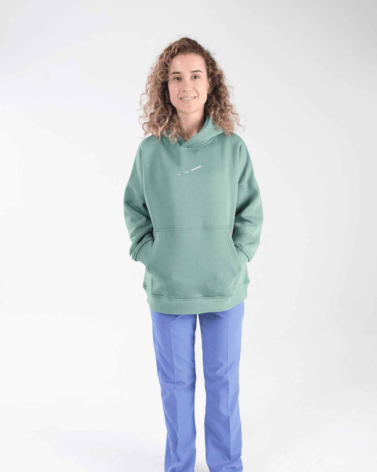 "Precise" - Healin' Hoodie - Forest Green