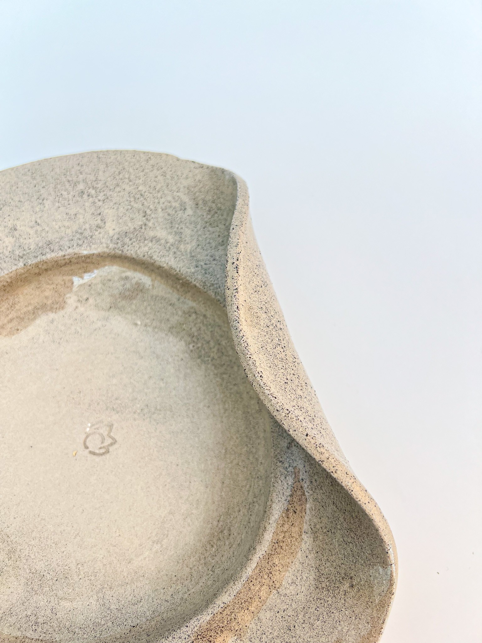 Curve Plate - gri