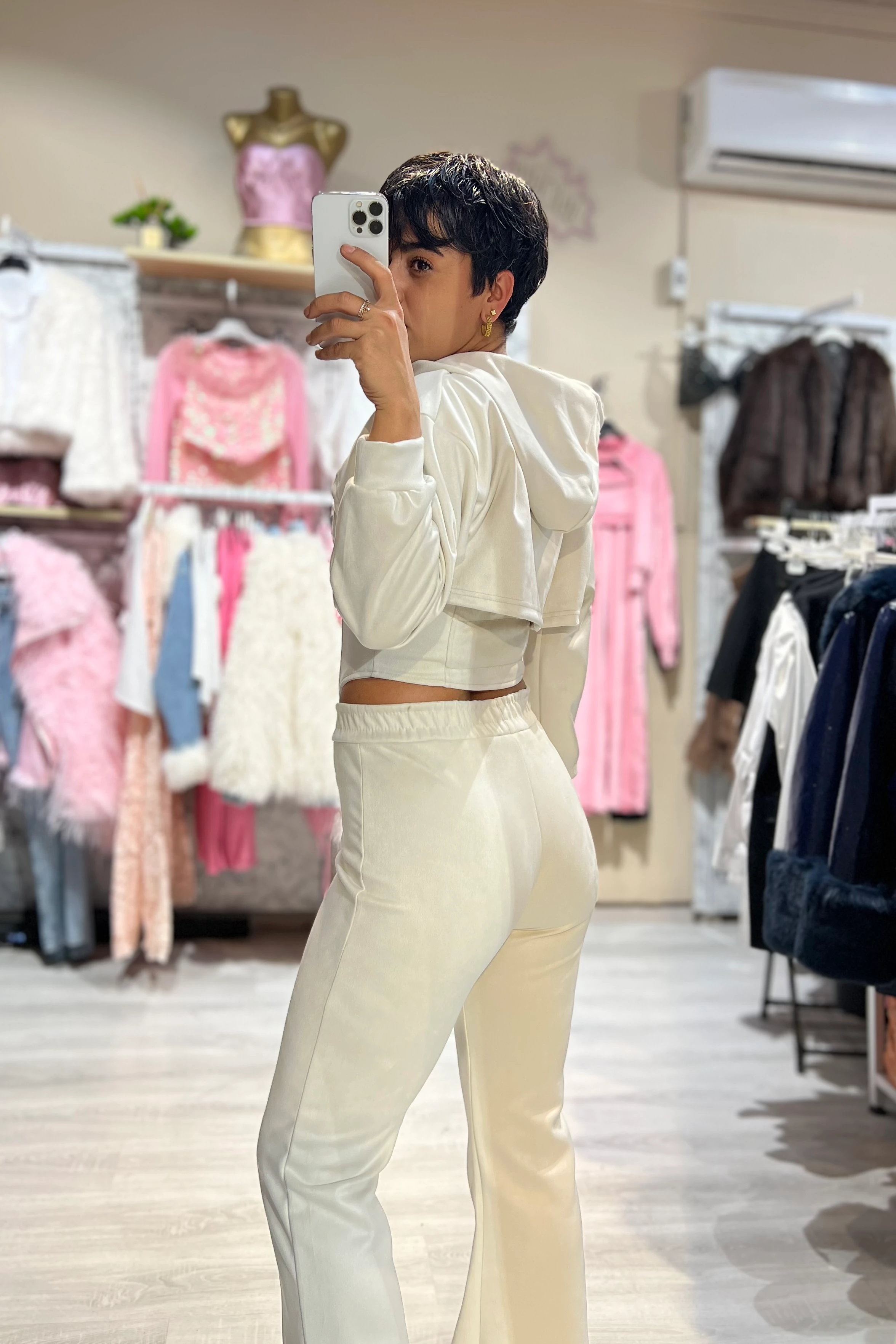 Süet 3’lü Büstiyer’li Luxury Takım  - BEJ