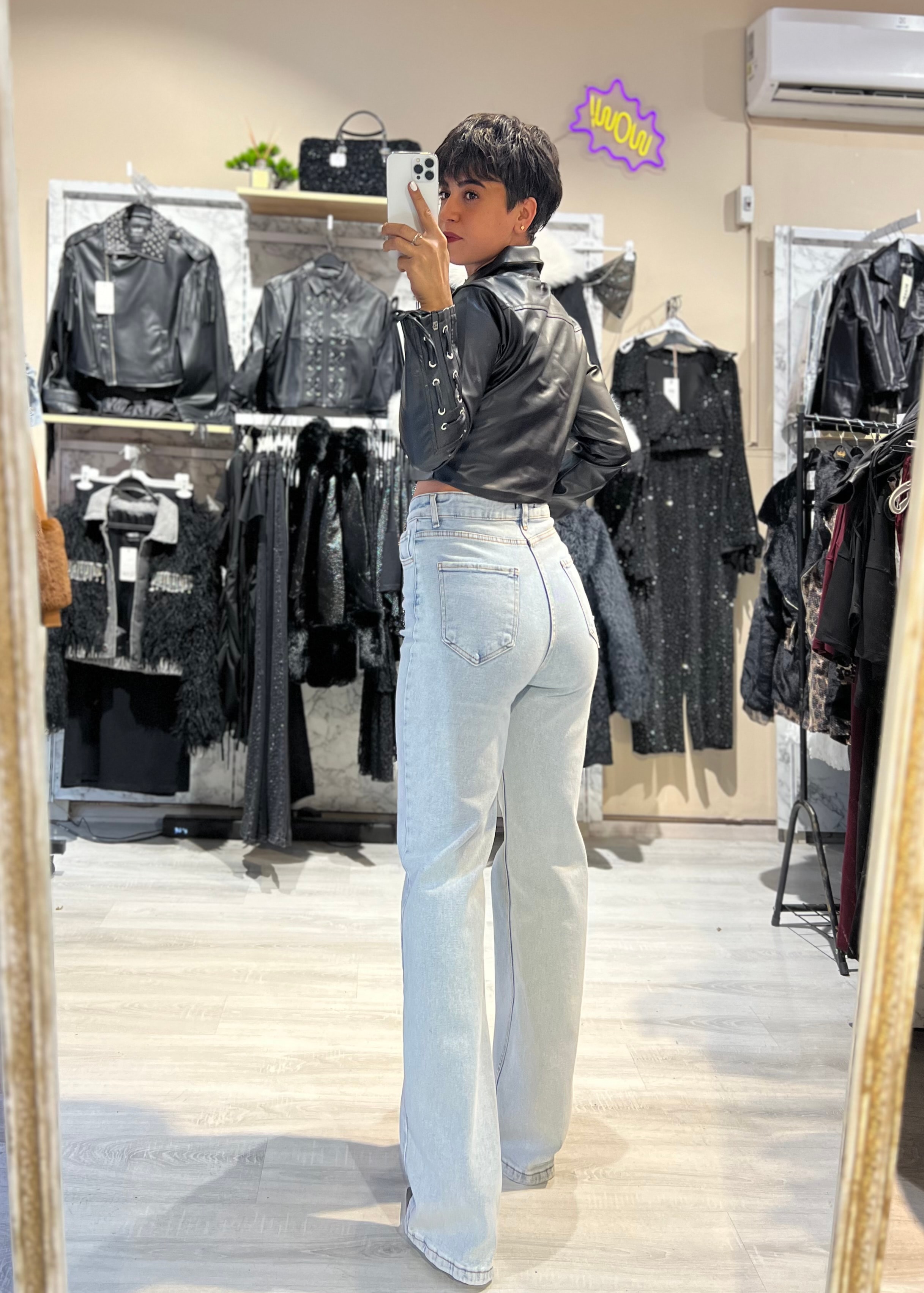 Slim Fit Özel Seri Suni Deri Ceket