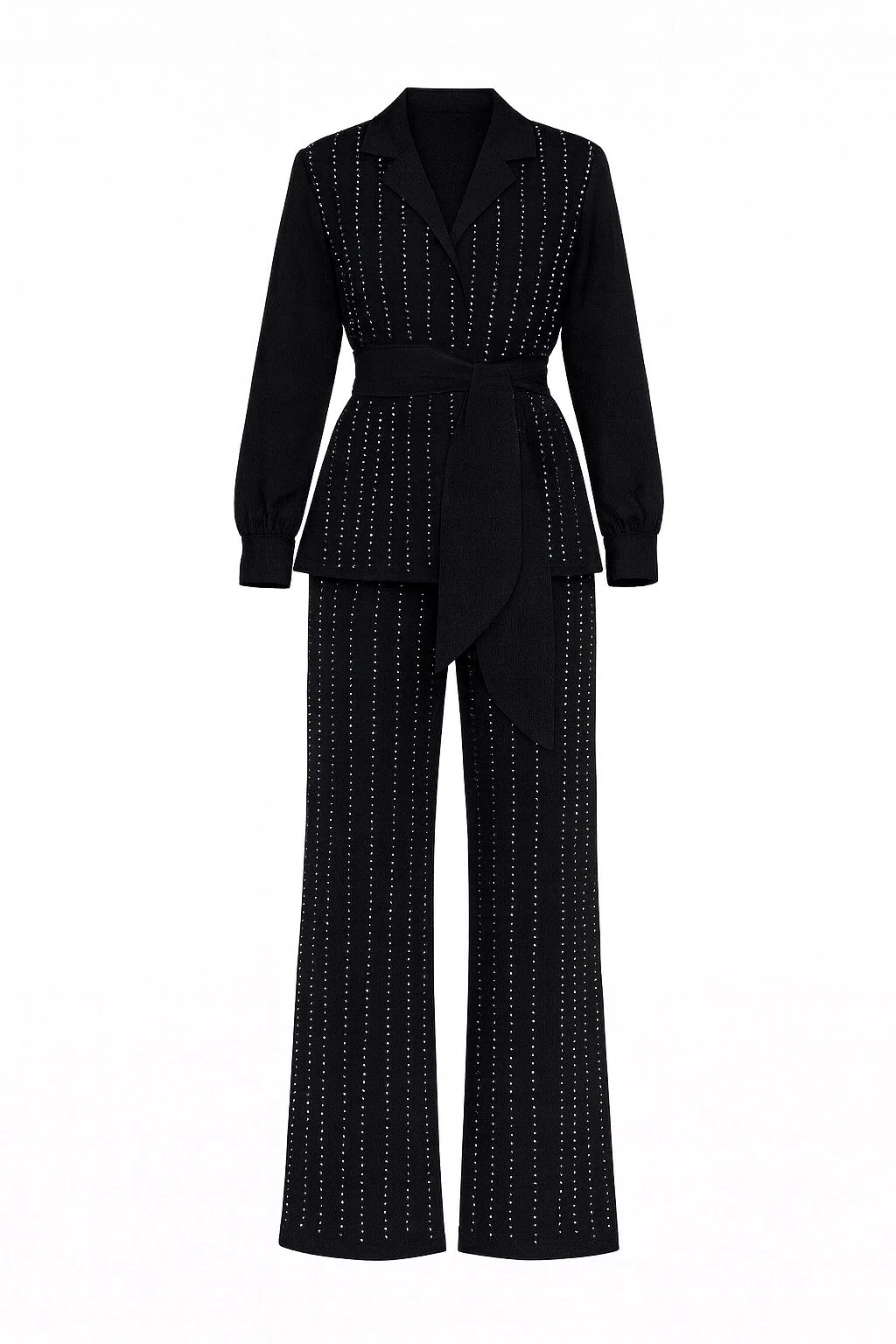 Midnight Elegance Gömlek & Pantolon Takım