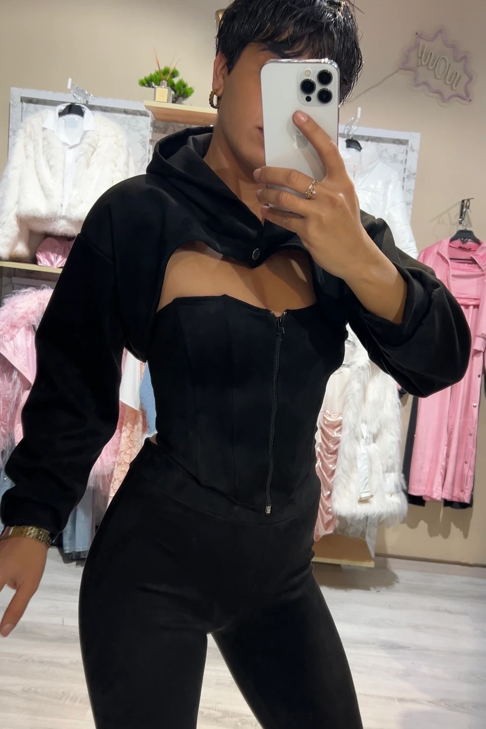 Süet 3’lü Büstiyer’li Luxury Takım 