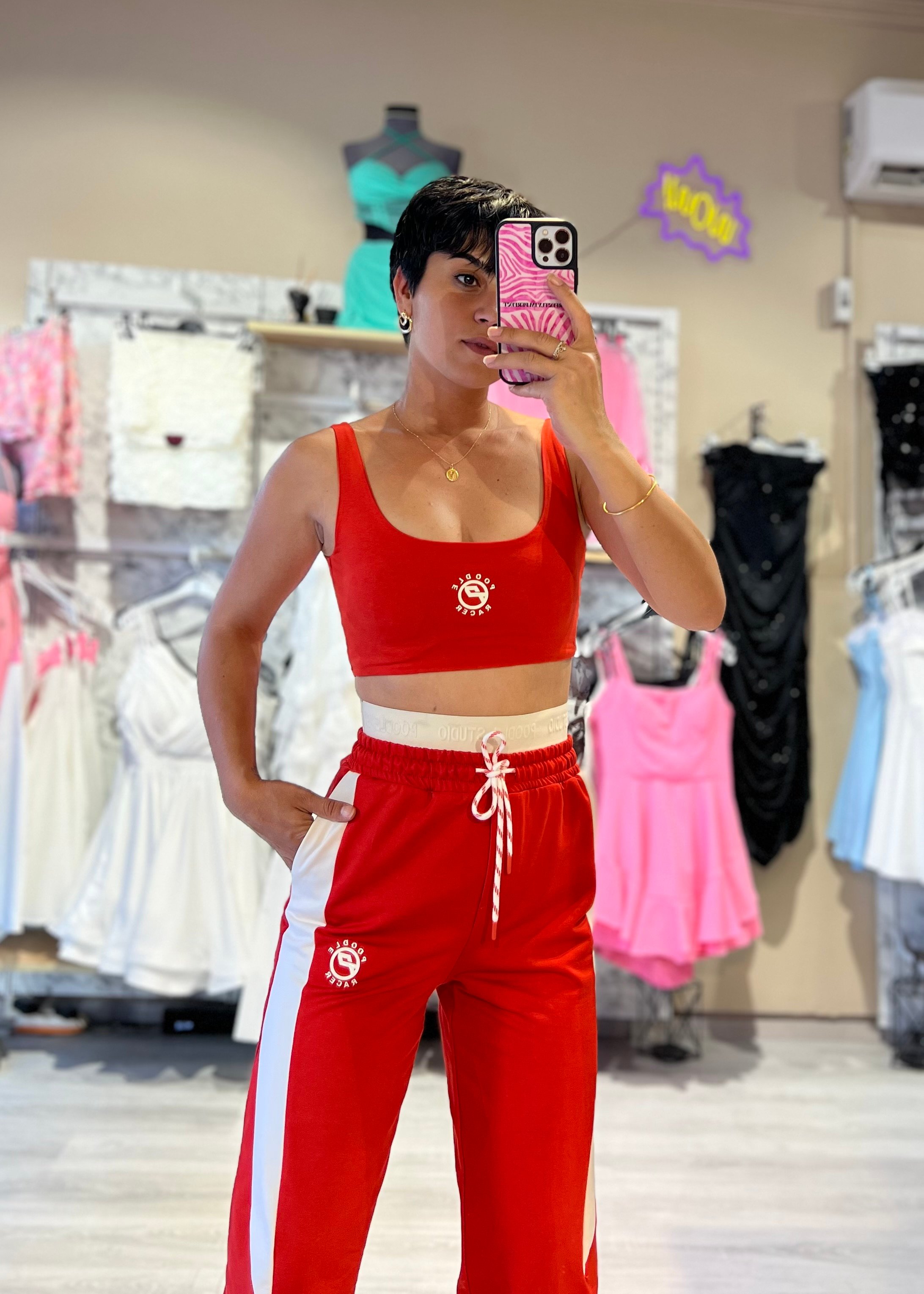 Özel Seri 2'li Crop Top & Eşofman Takımı