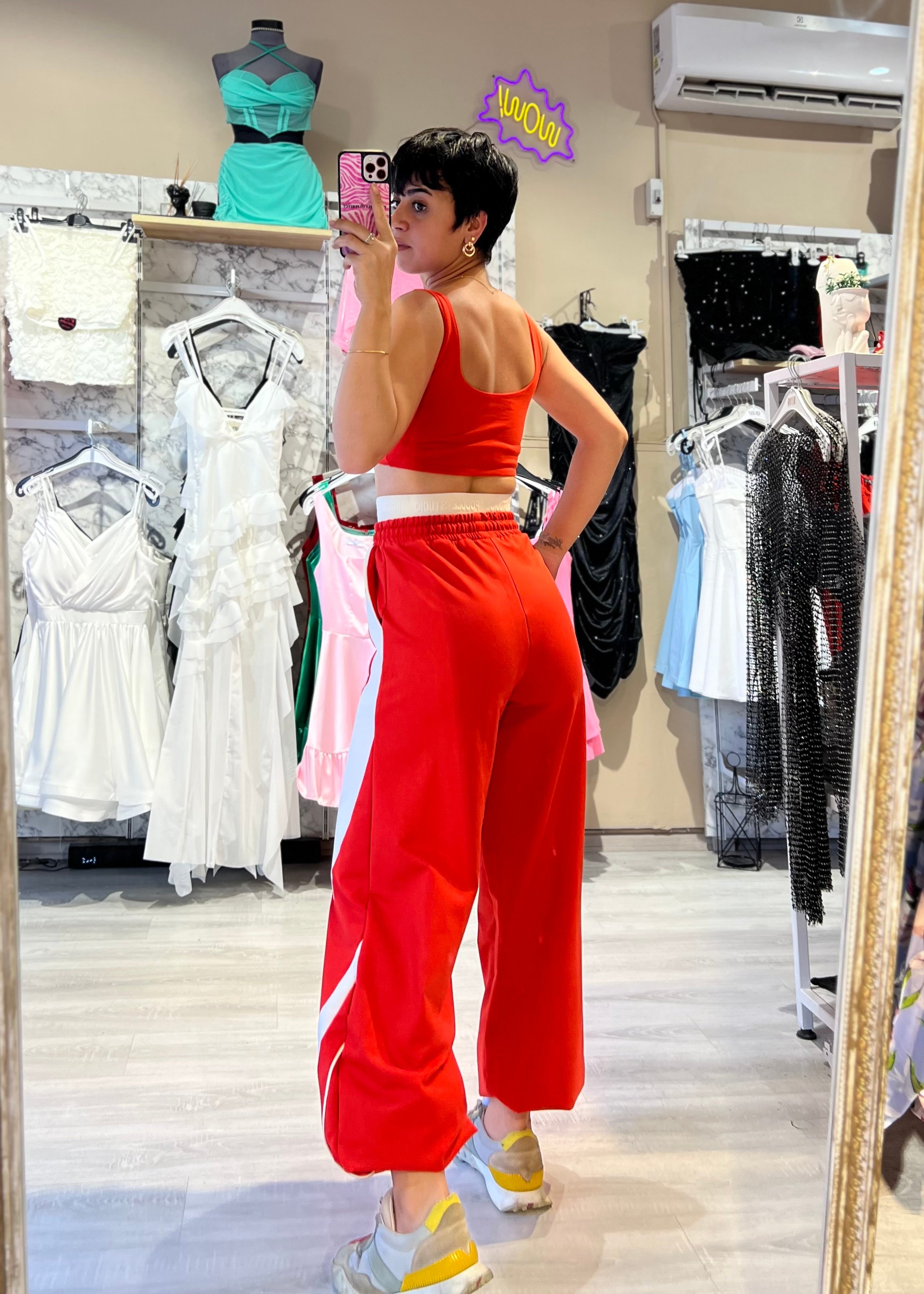Özel Seri 2'li Crop Top & Eşofman Takımı