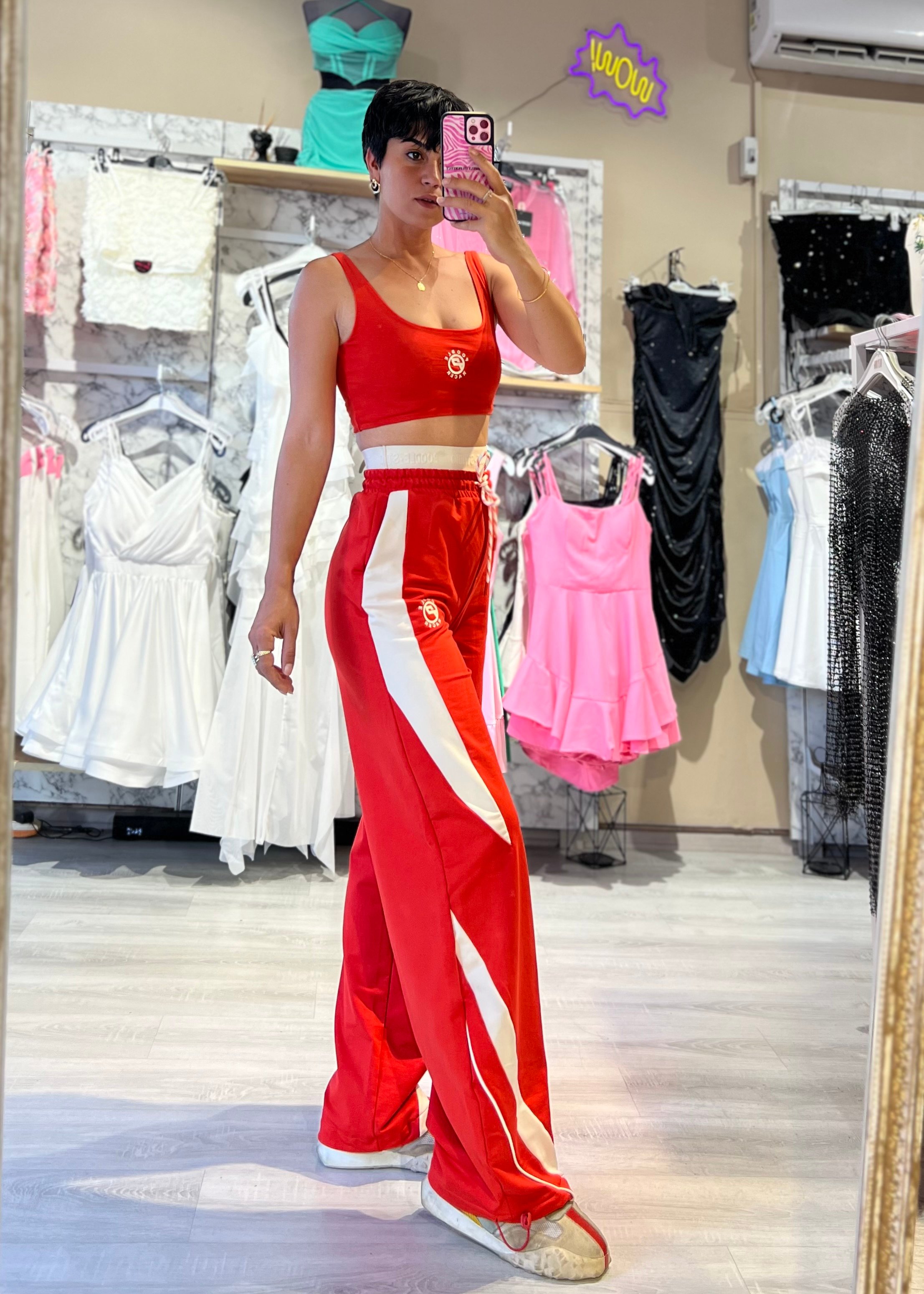 Özel Seri 2'li Crop Top & Eşofman Takımı