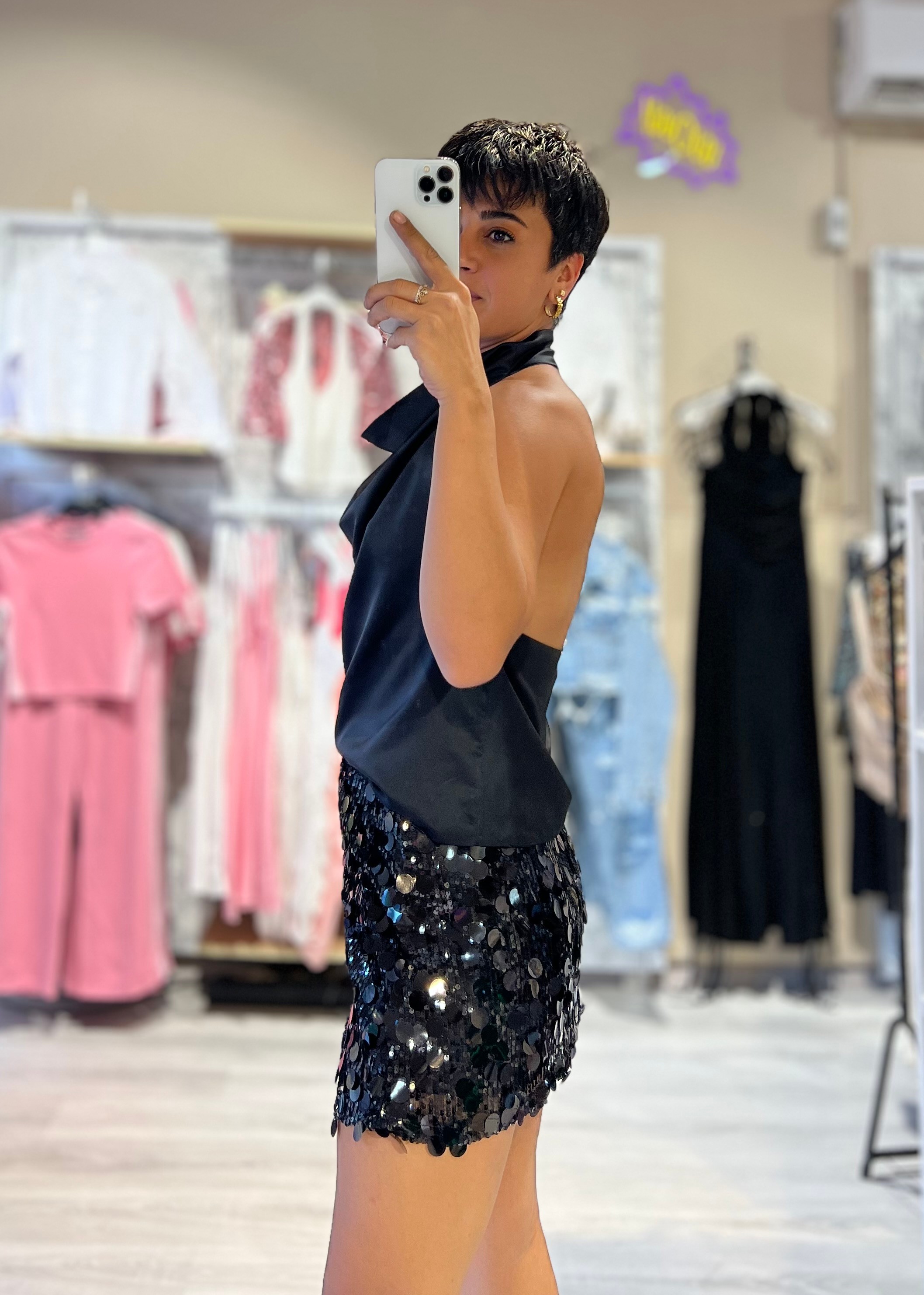 Aria PulPayet Marka Model Mini Etek