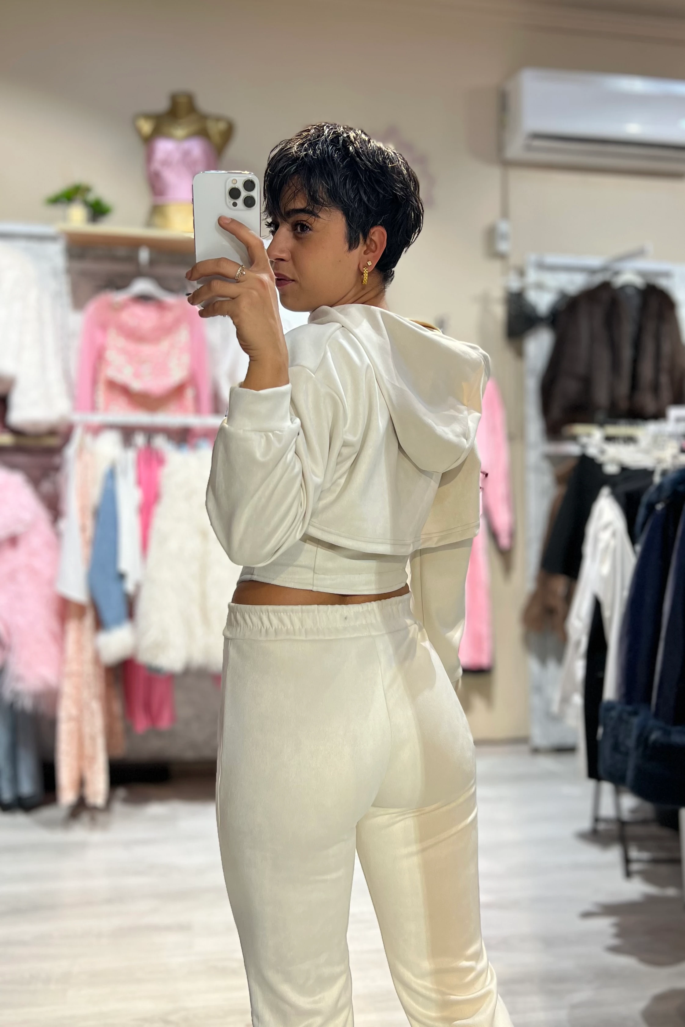 Süet 3’lü Büstiyer’li Luxury Takım  - BEJ