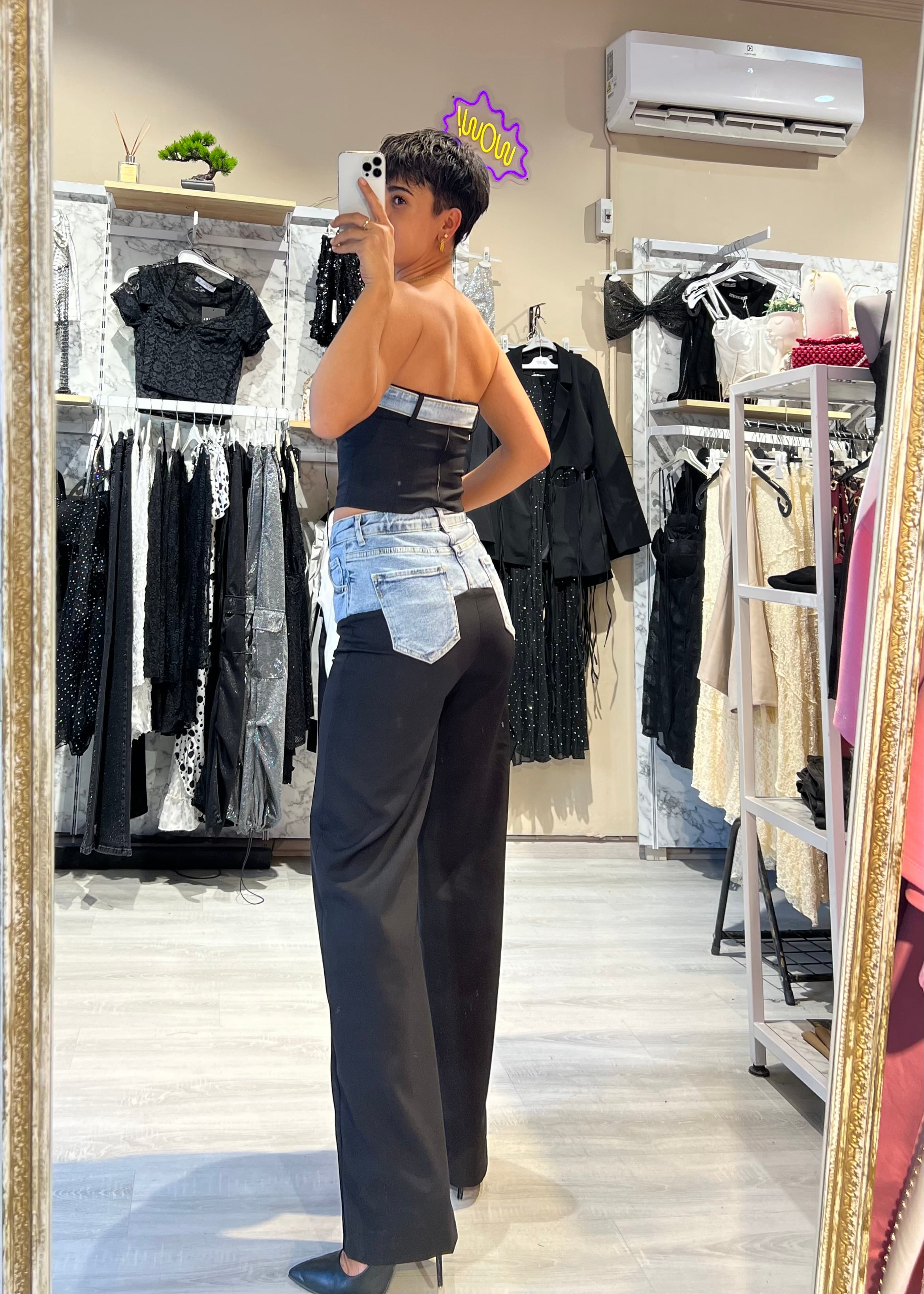 Özel Tasarım Straplez Büstiyer & Pantolon Takım