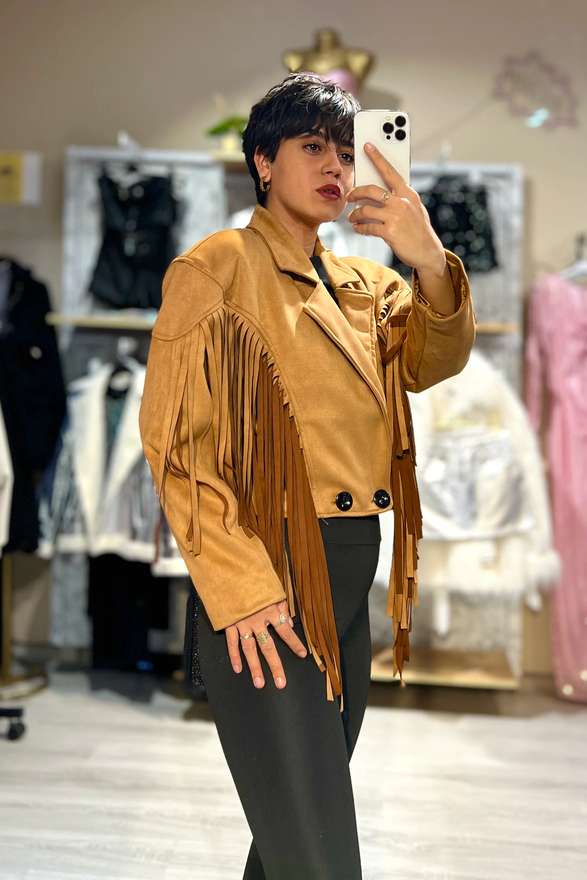 Fringe Sahara Daraa - Earthy Biege main image 1