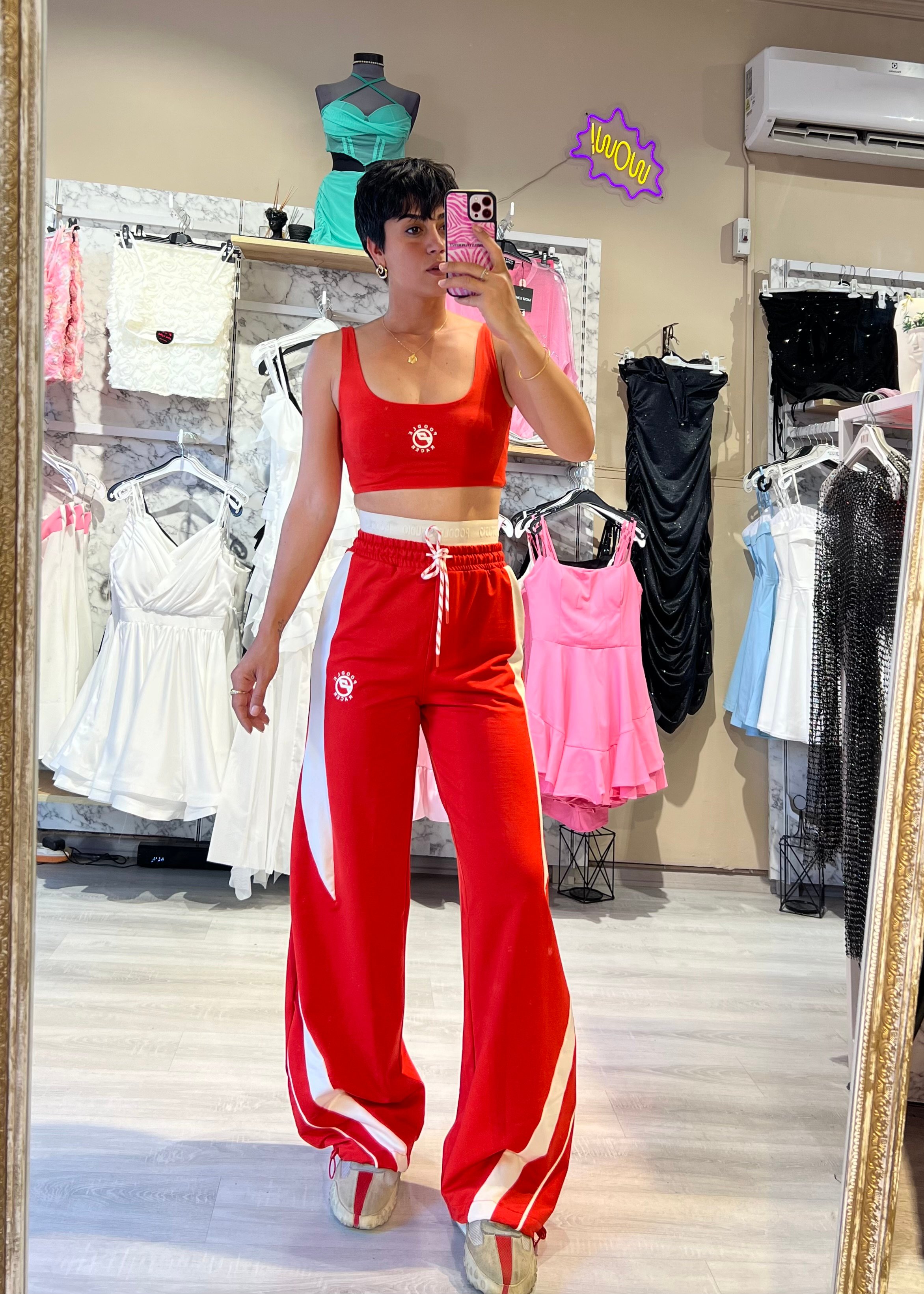 Özel Seri 2'li Crop Top & Eşofman Takımı