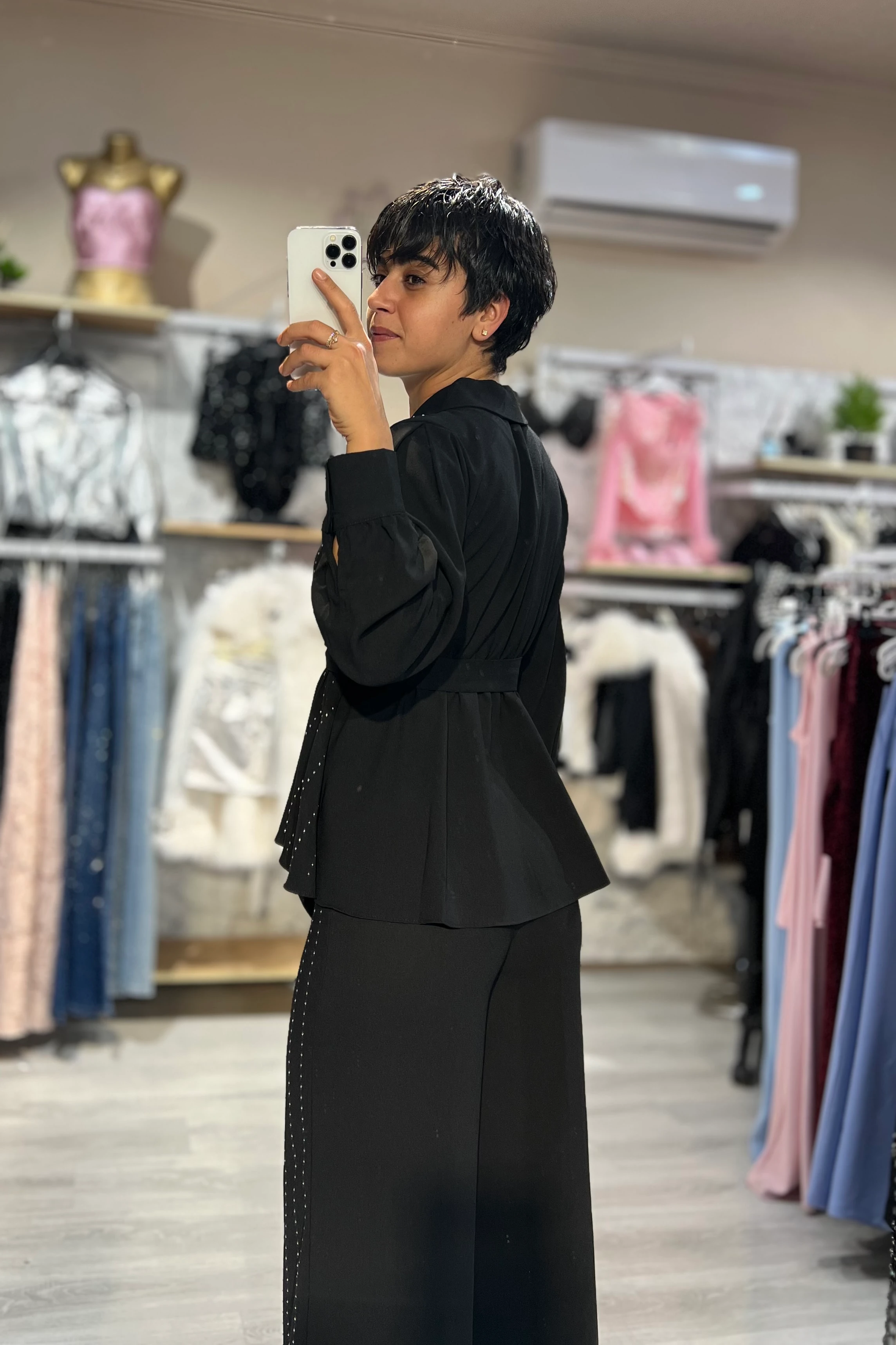 Midnight Elegance Gömlek & Pantolon Takım