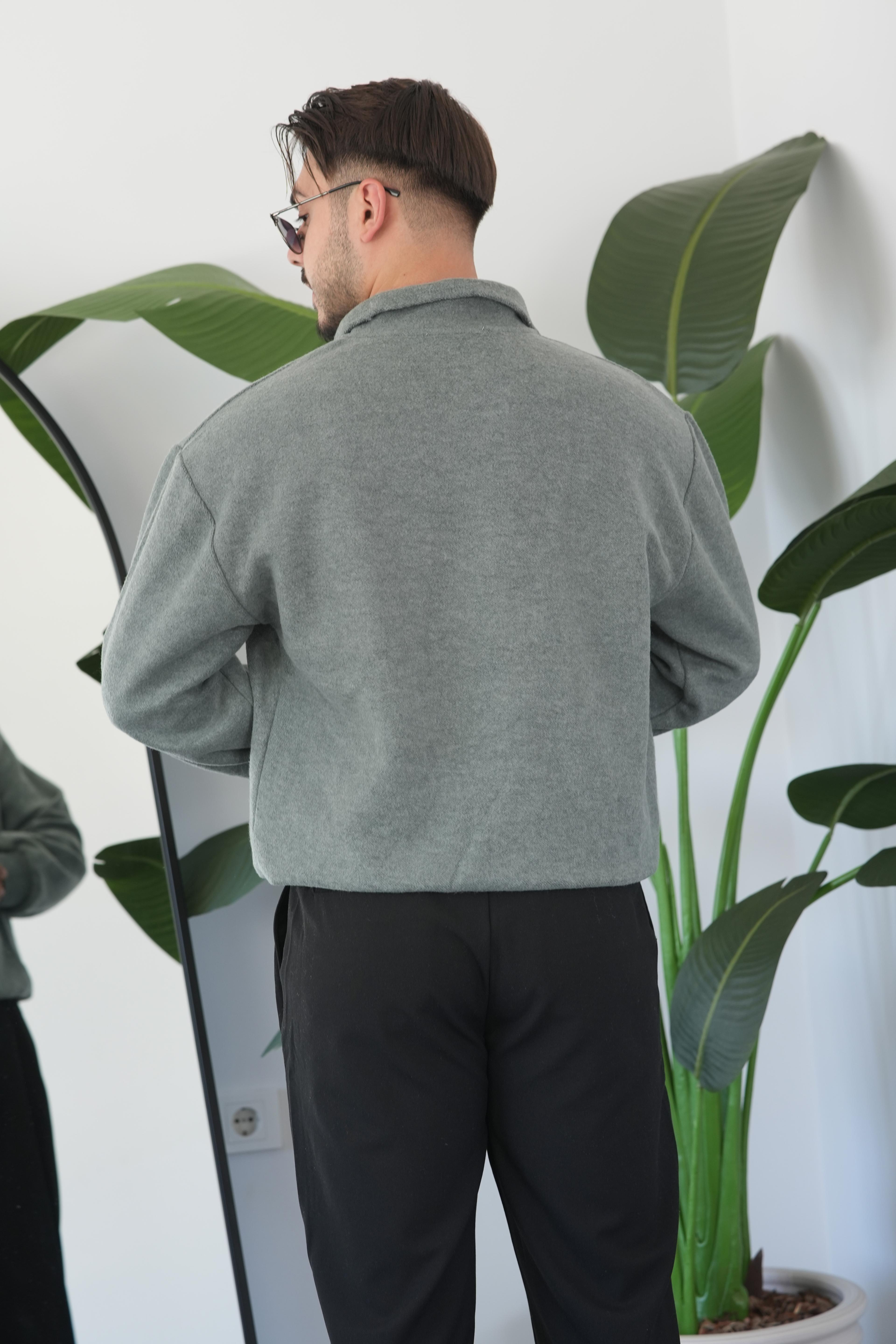 Sweatshirt Yarım Fermuar Oversize