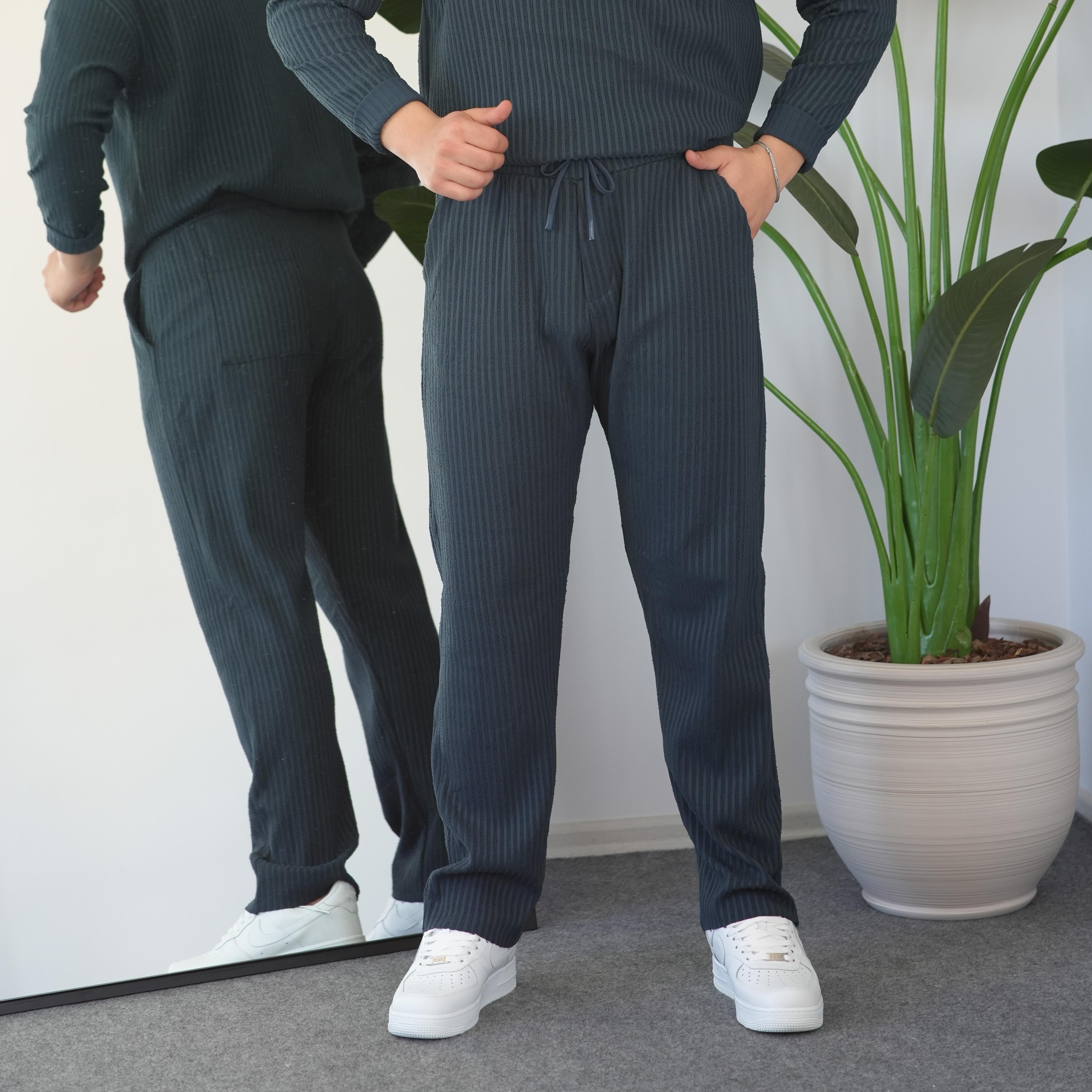 Fitilli Oversize Jogger Pantolon - Petrol