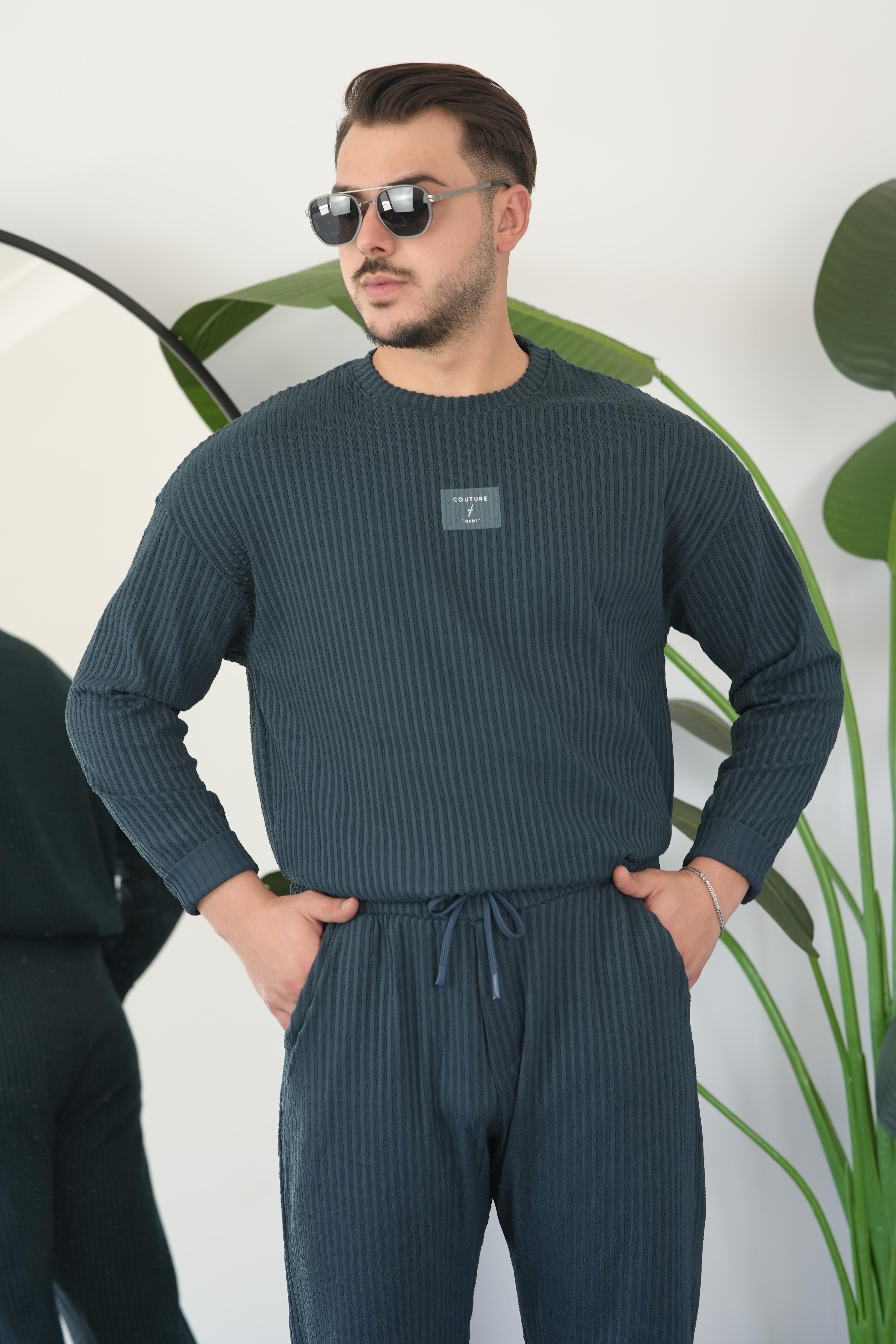 Fitilli Oversize Triko - Petrol
