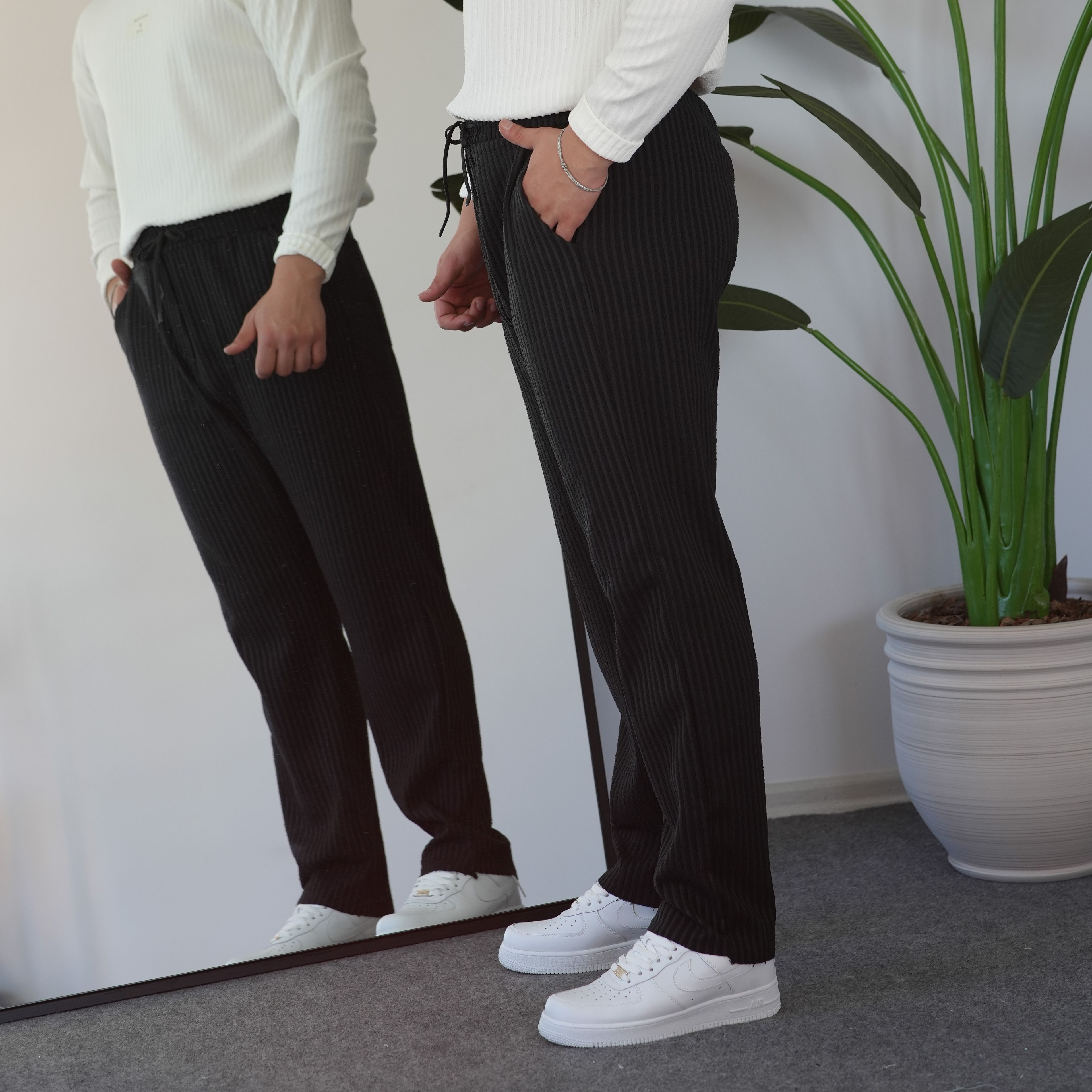 Fitilli Oversize Jogger Pantolon