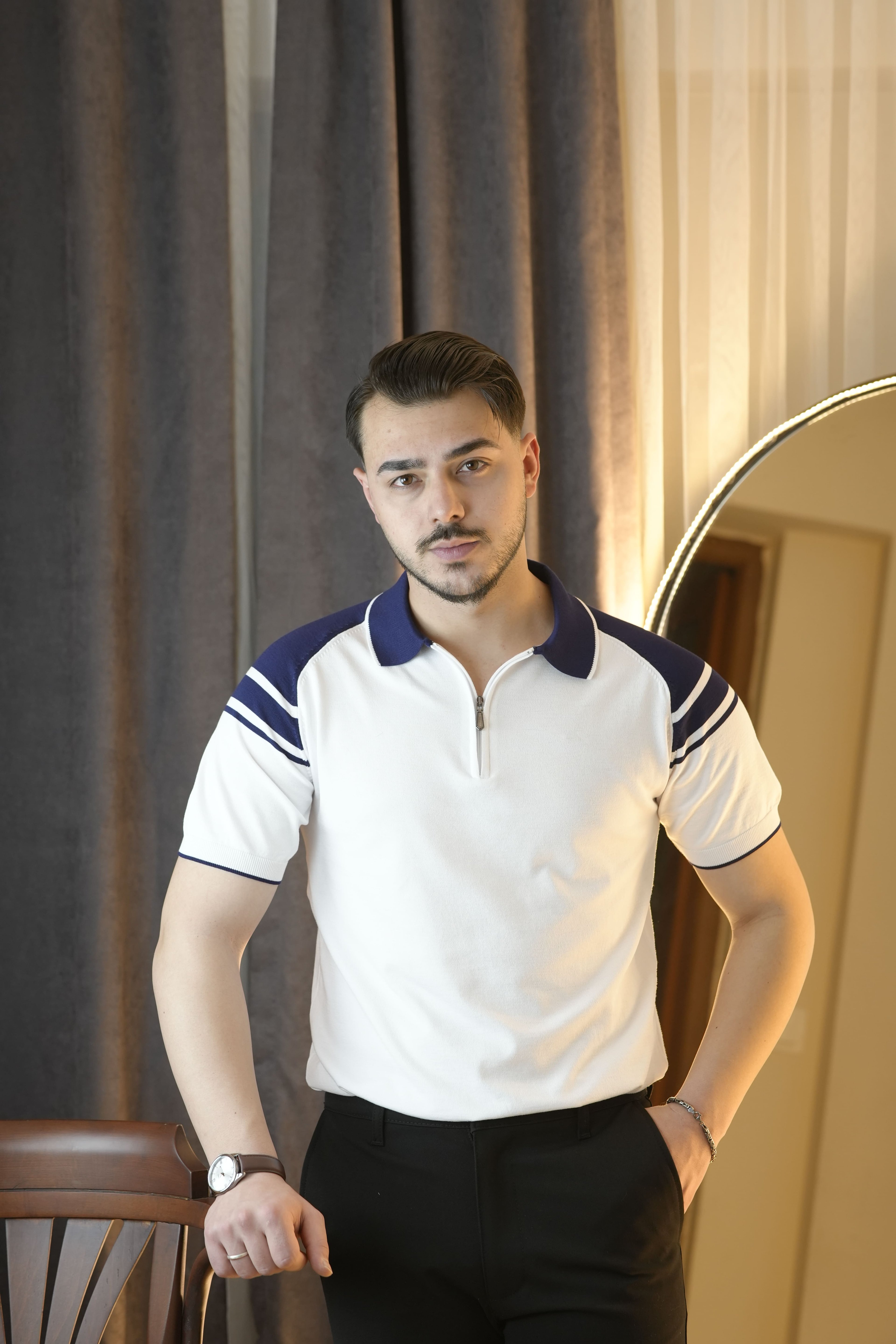 Polo yaka tshırt - Beyaz