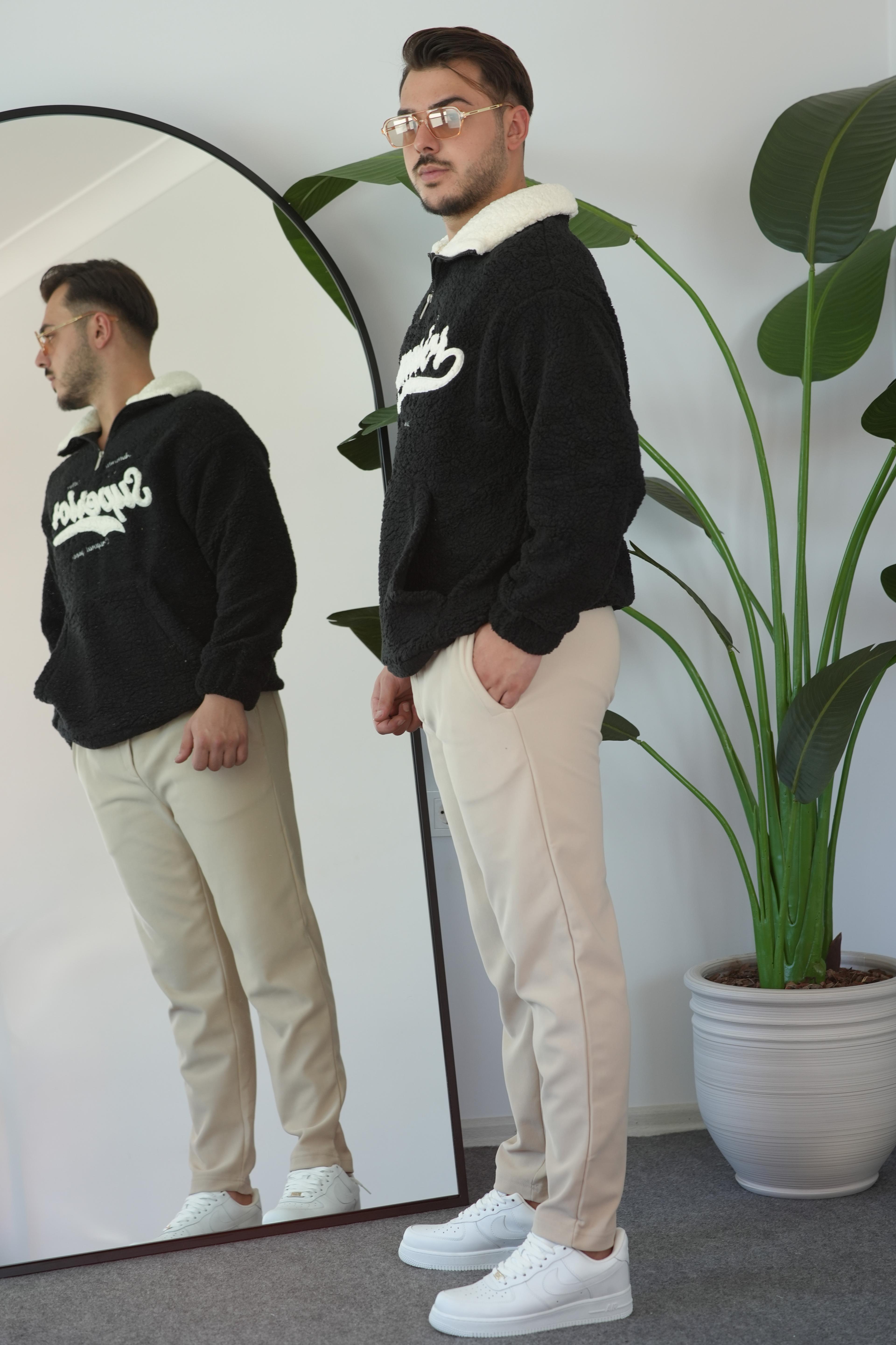 Peluş Oversize Sweatshirt