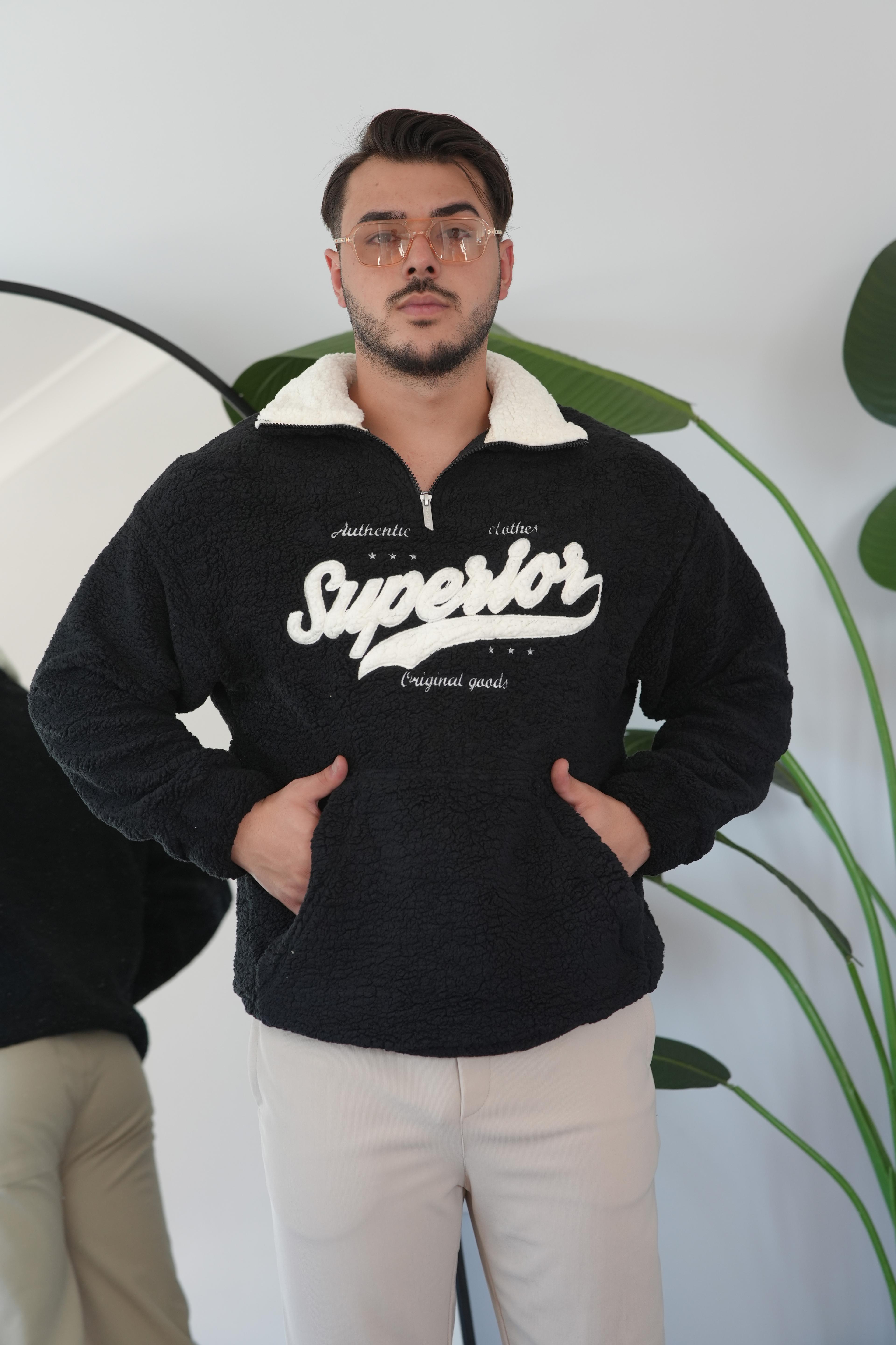 Peluş Oversize Sweatshirt