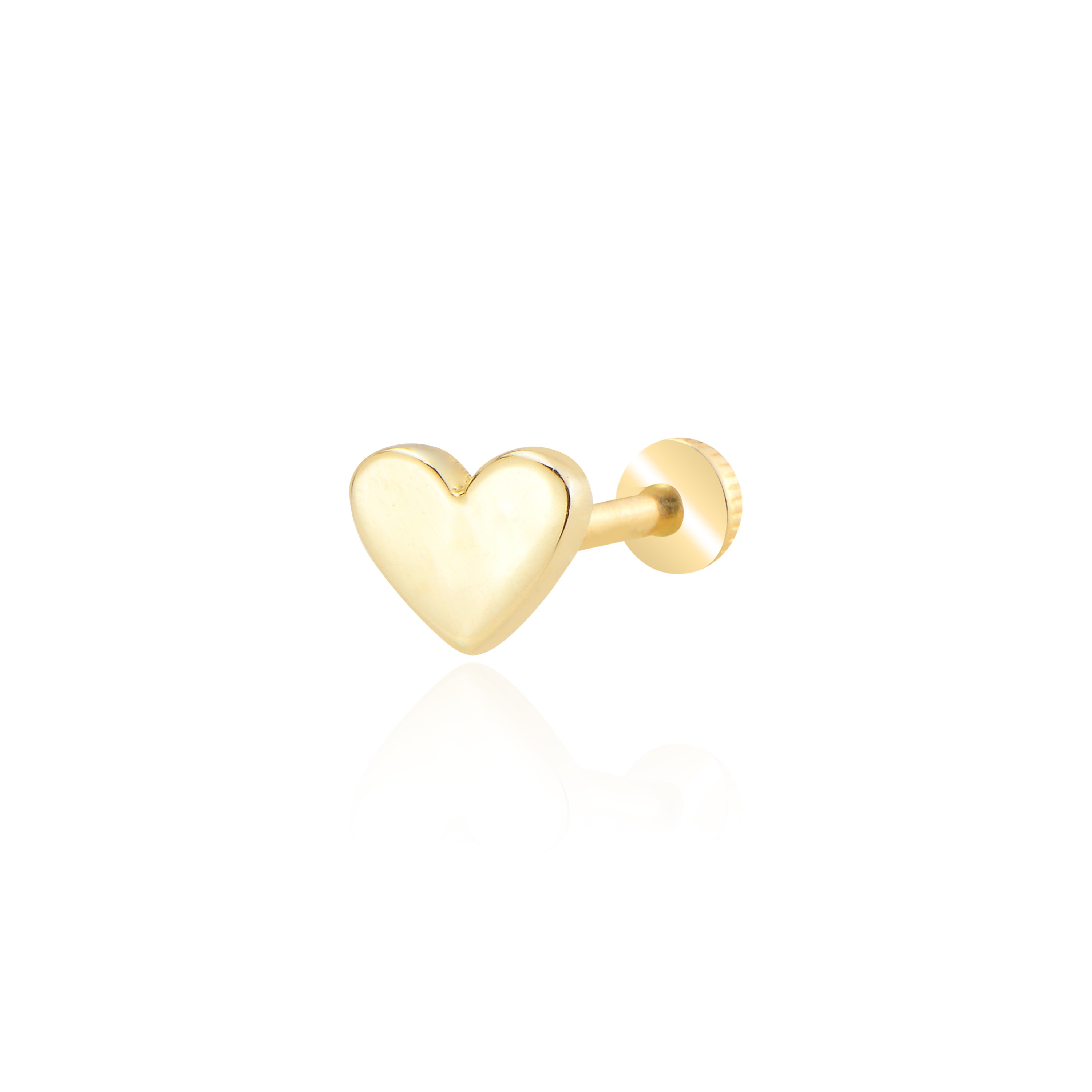 Kalp tragus piercing