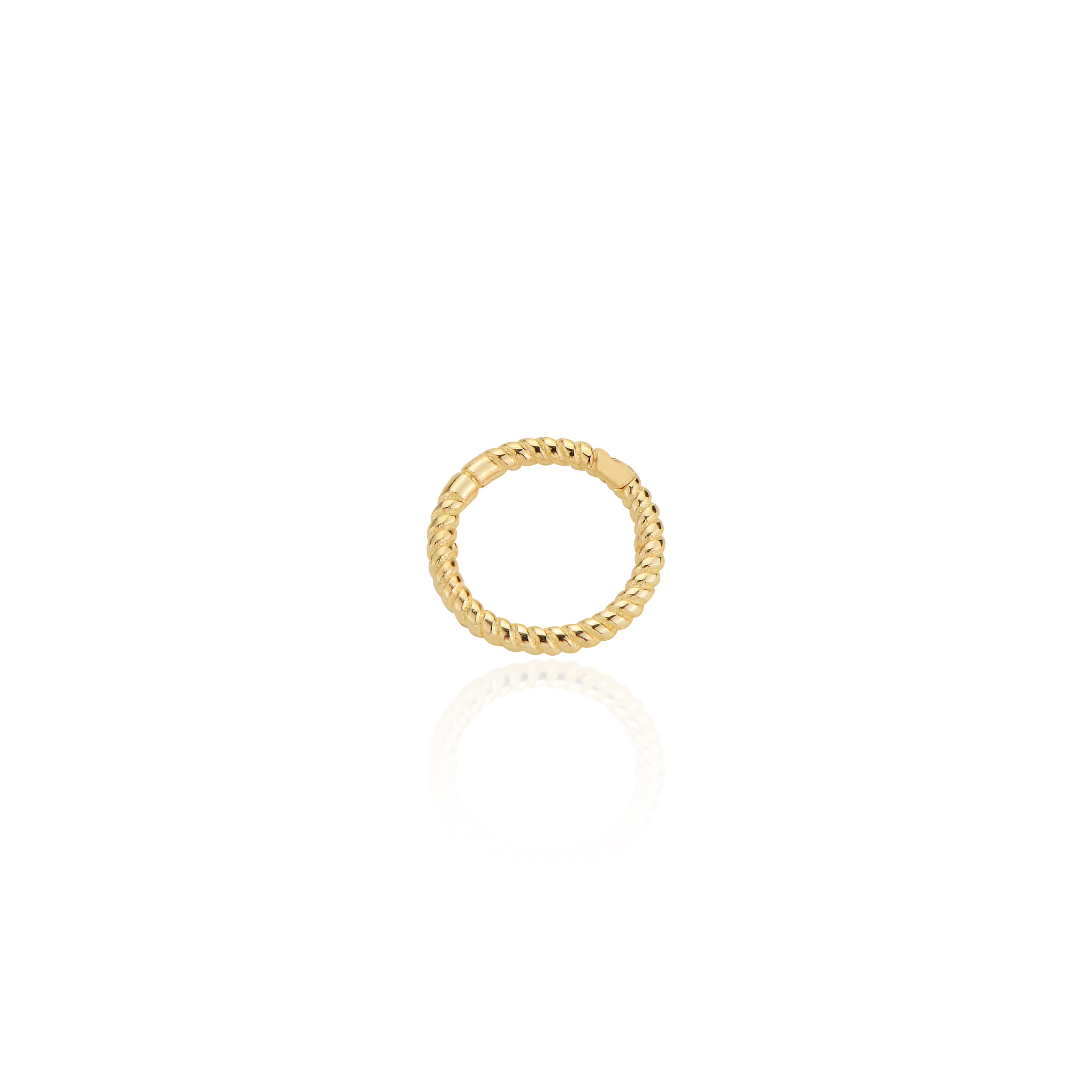 Burgu halka helix piercing