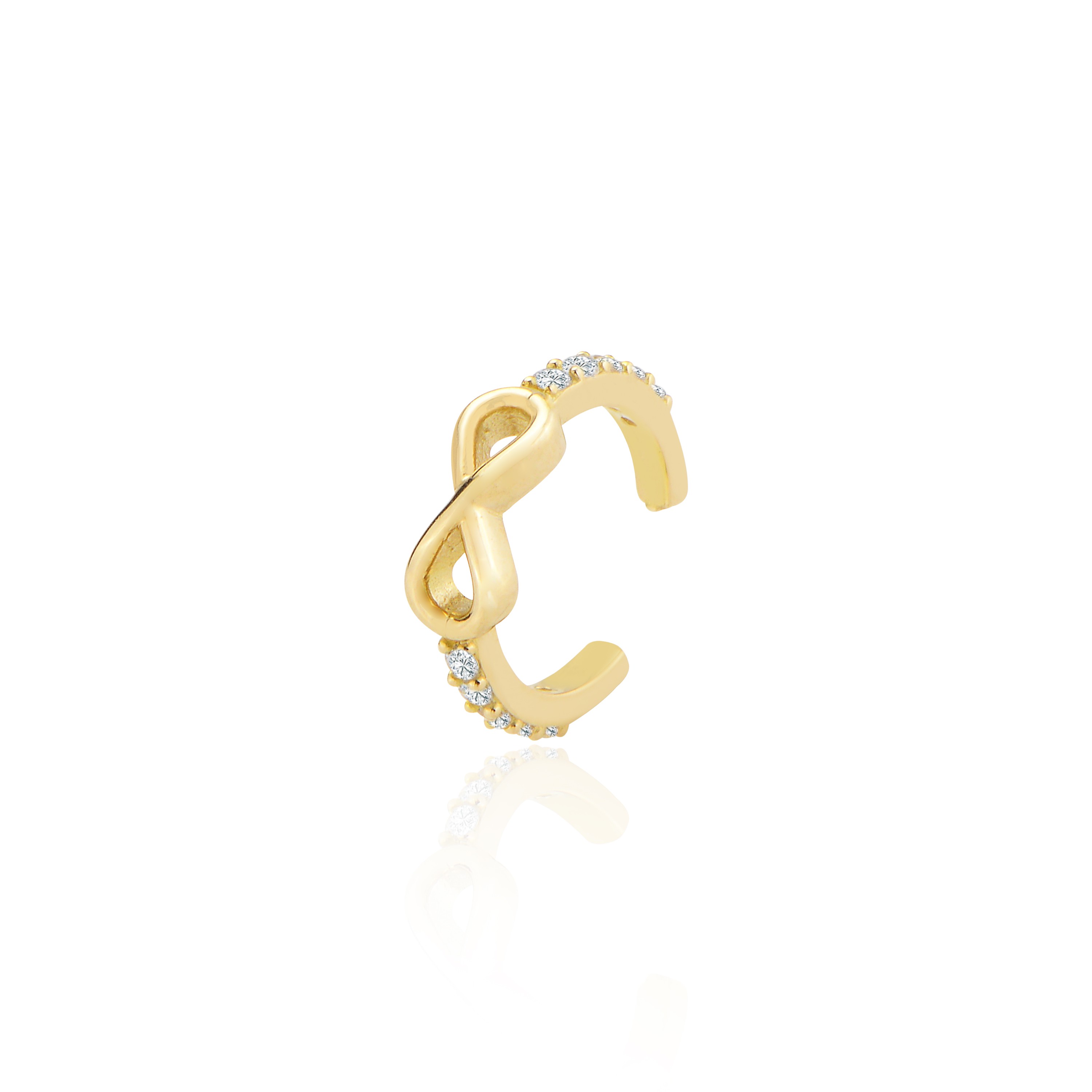 Sonsuzluk earcuff piercing