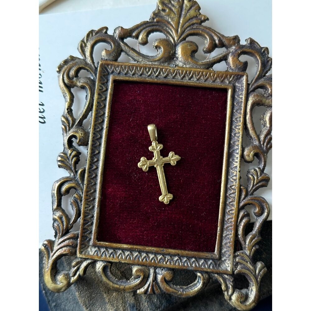 Vintage model haç kolye ucu