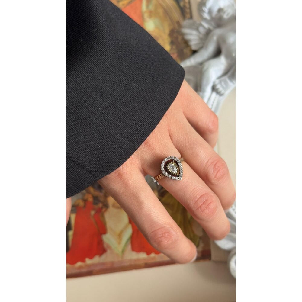 Drop Diamond Setting