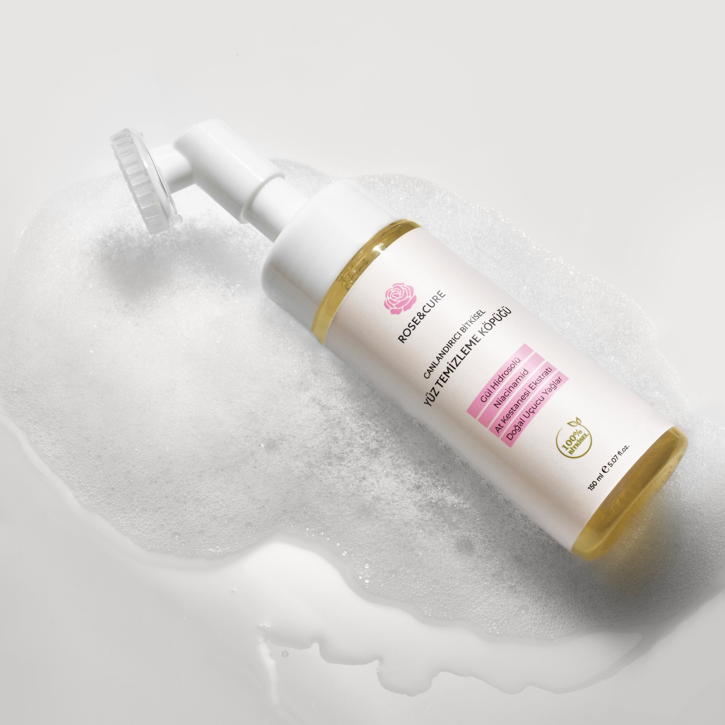Canlandırıcı Bitkisel Yüz Temizleme Köpüğü 150 ml