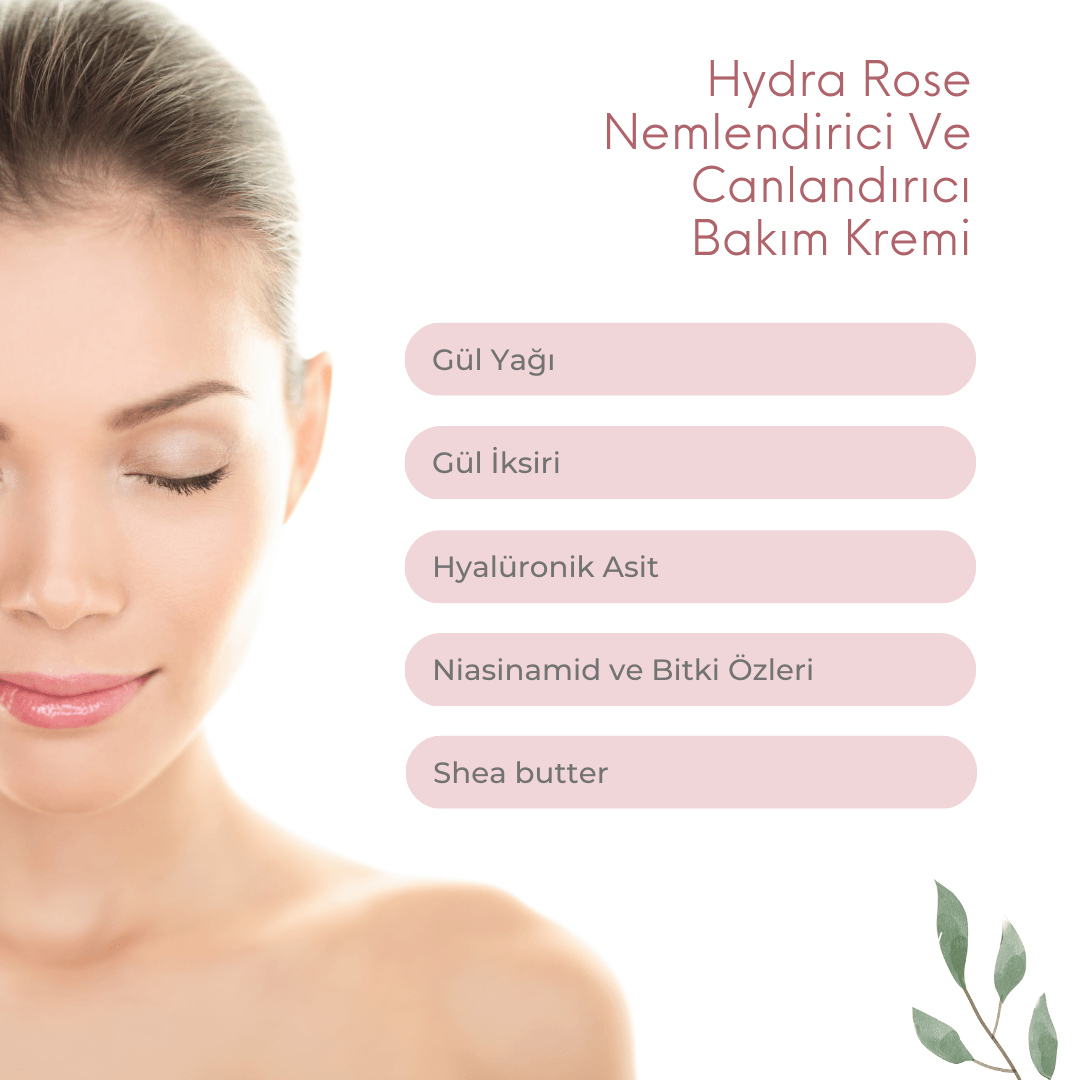 Hydra Rose Moisturizer and Revitalizing Care Cream 50 ML