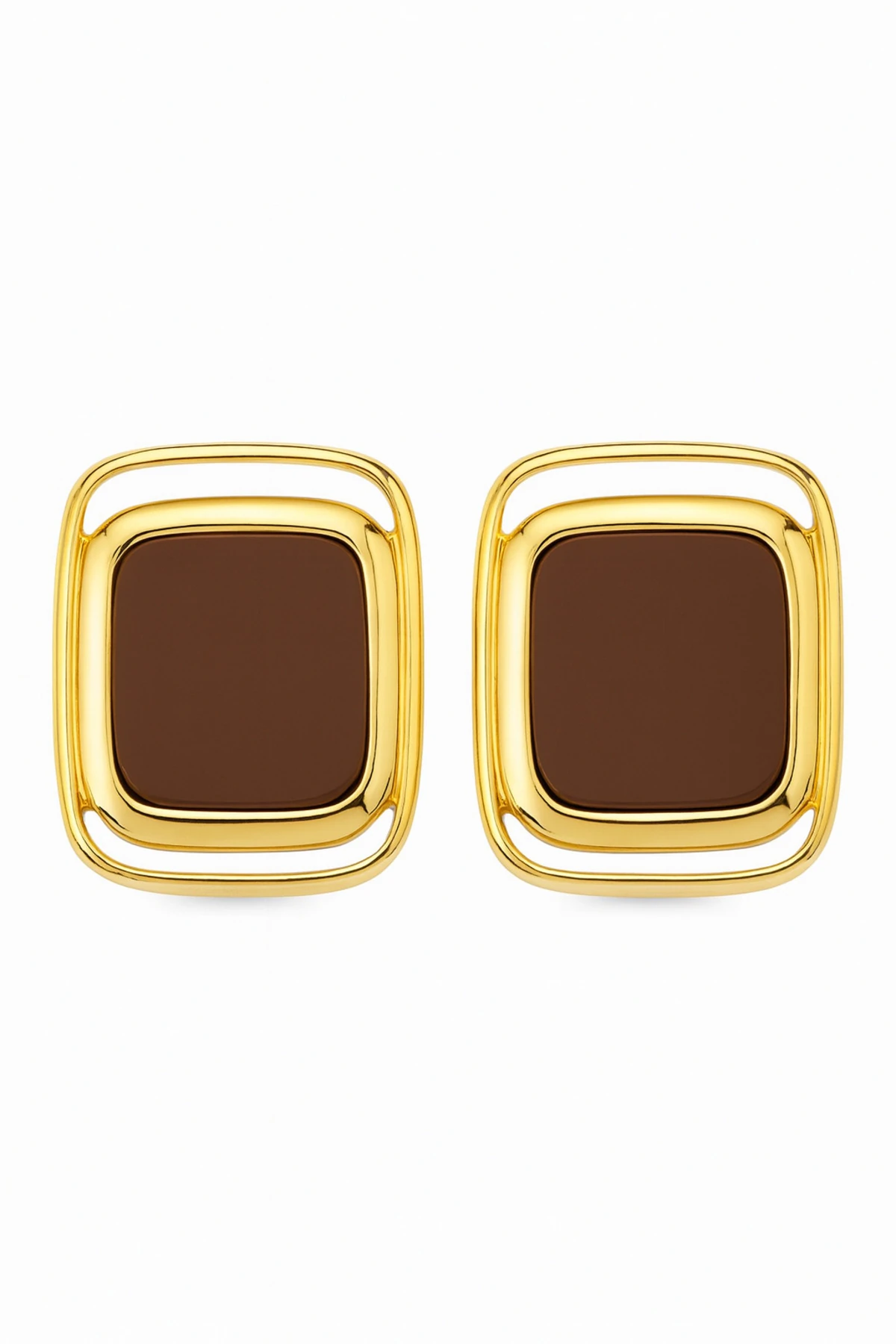 Çelik Acı Kahve Hailey Küpe