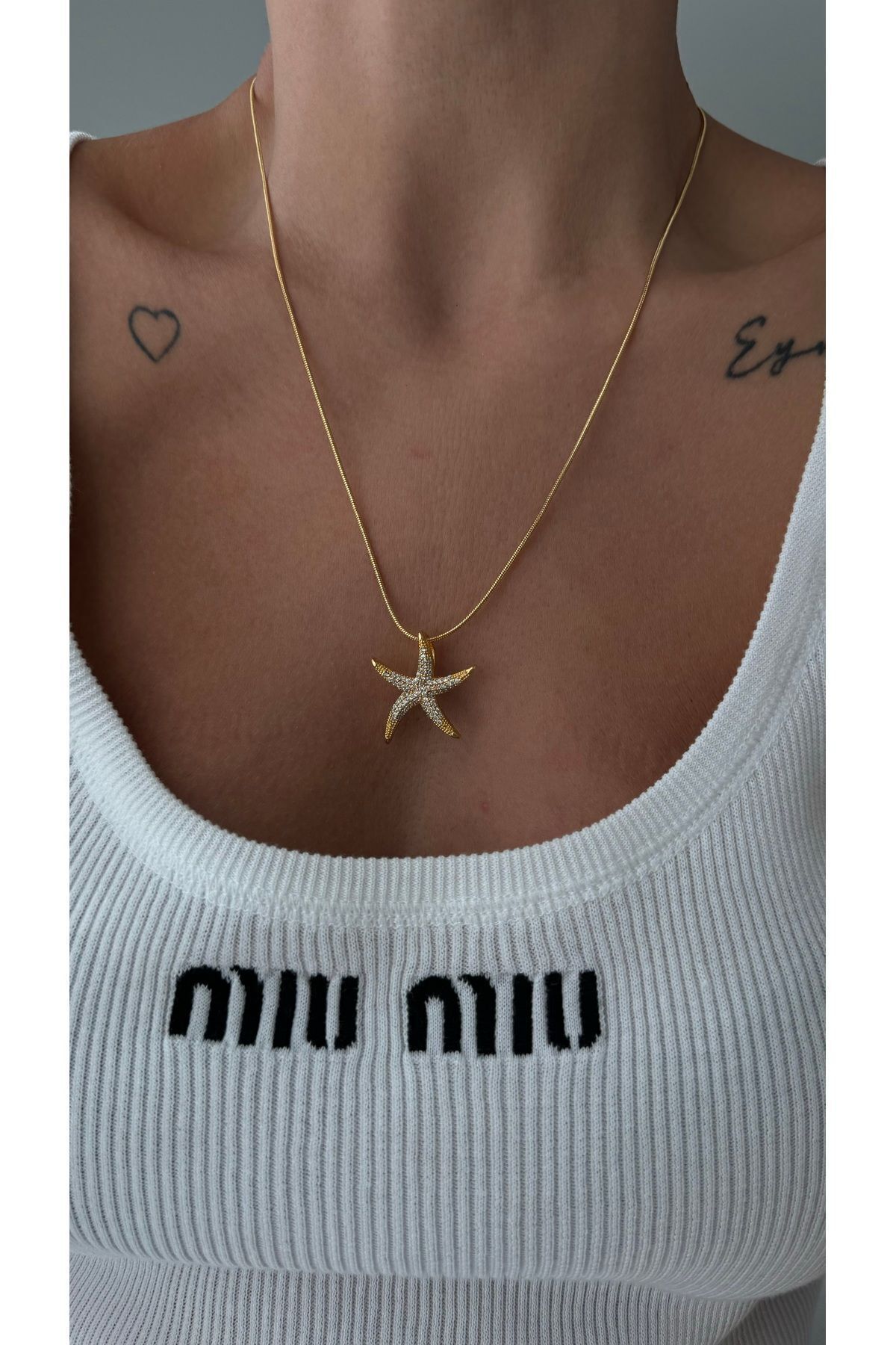 Çelik Soft Deniz Yıldızı Kolye