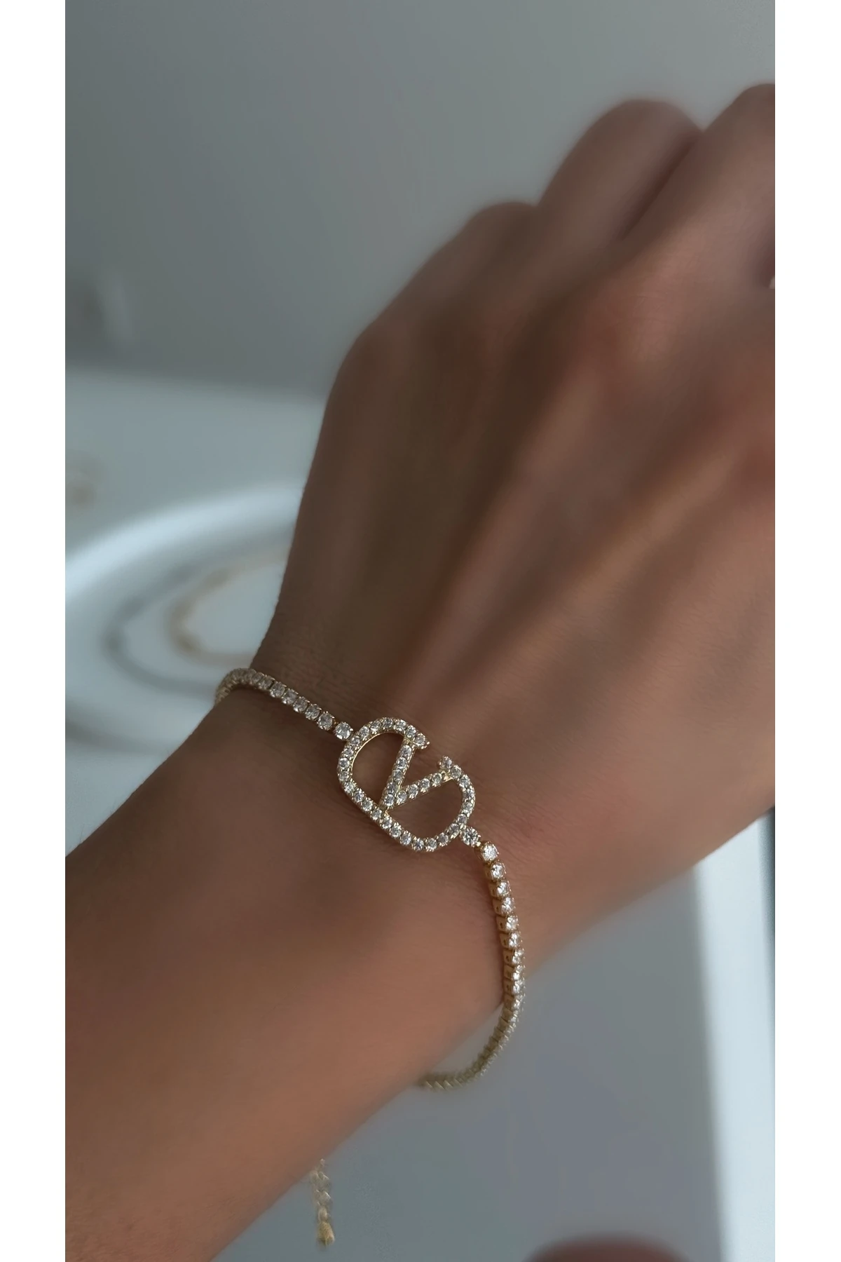 Çelik Gold VLTN Su Yolu Bileklik