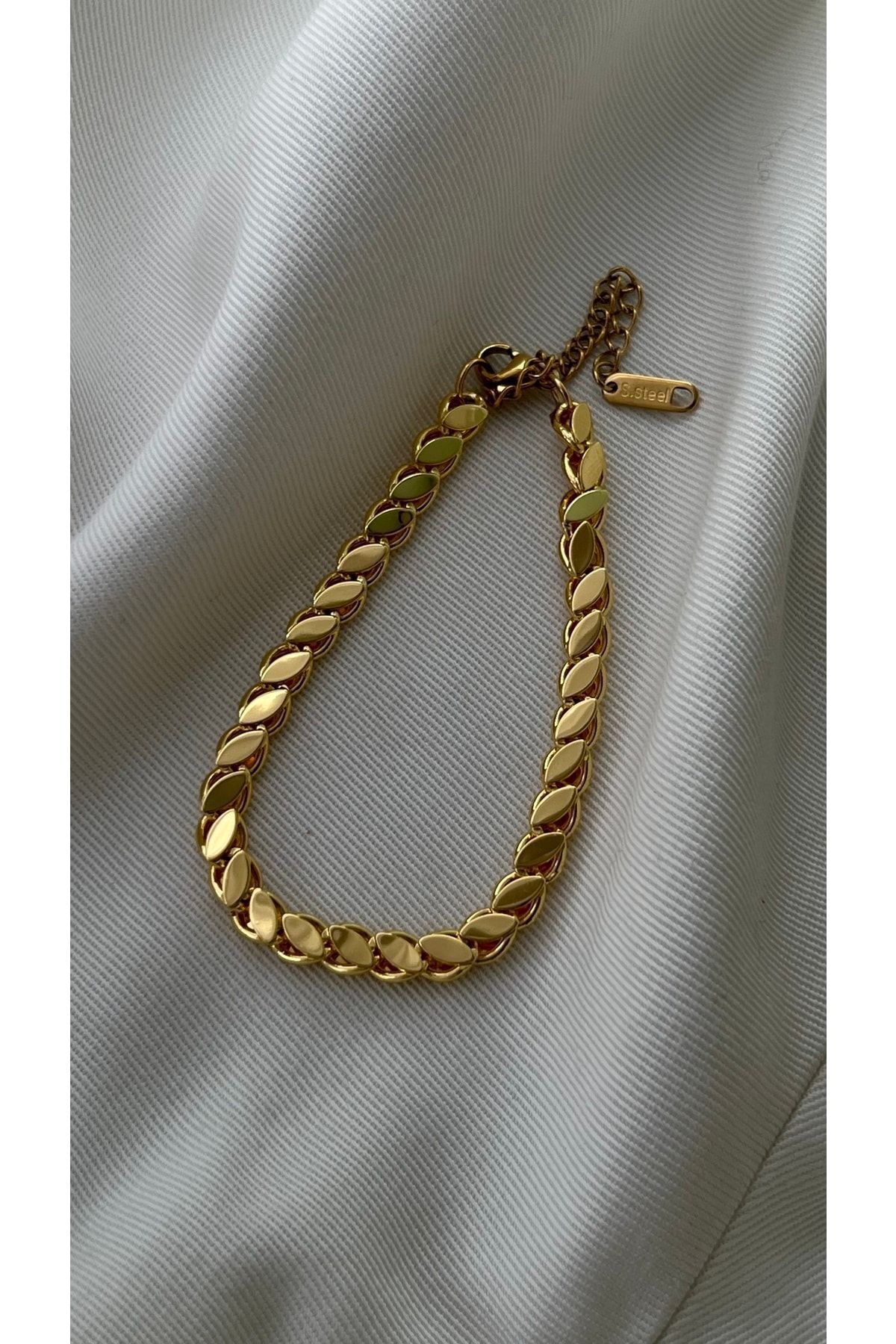 Çelik Arpa Zincir Bileklik