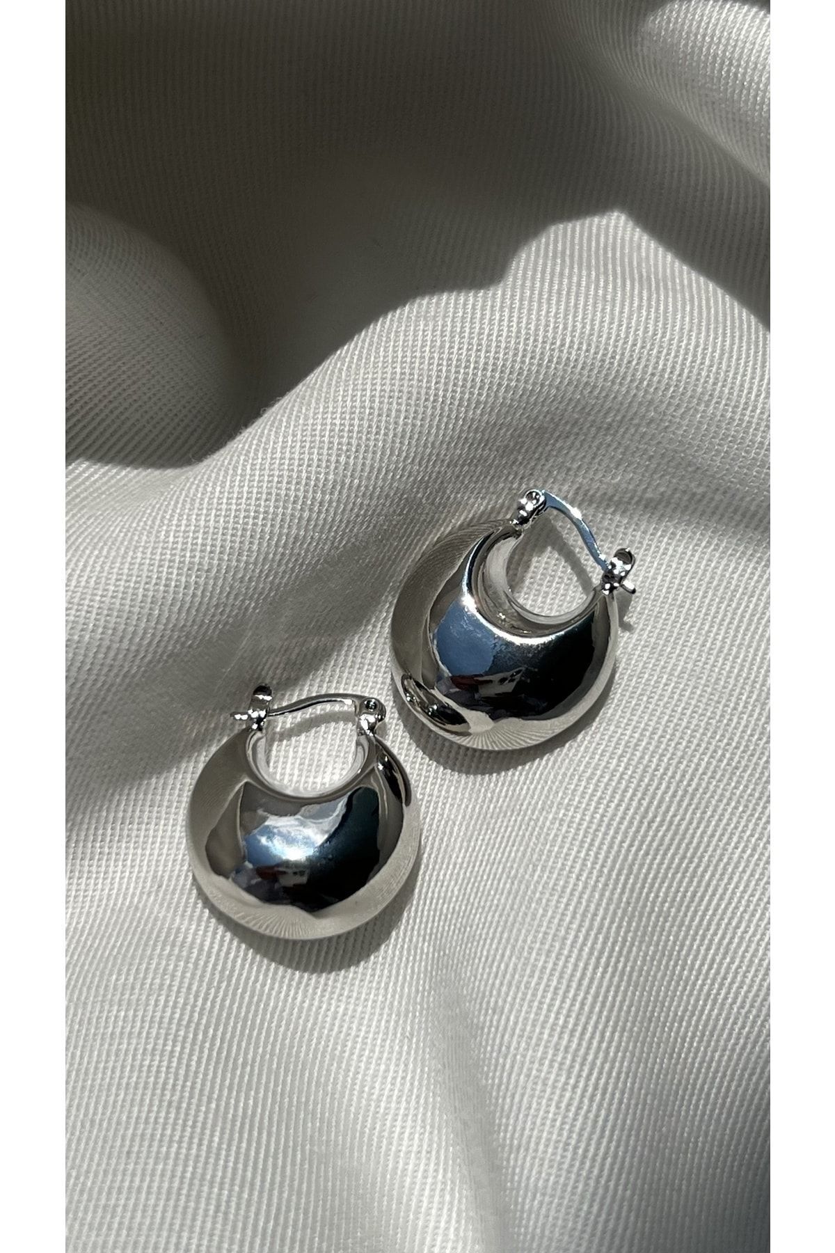 Çelik Silver Sepet Küpe