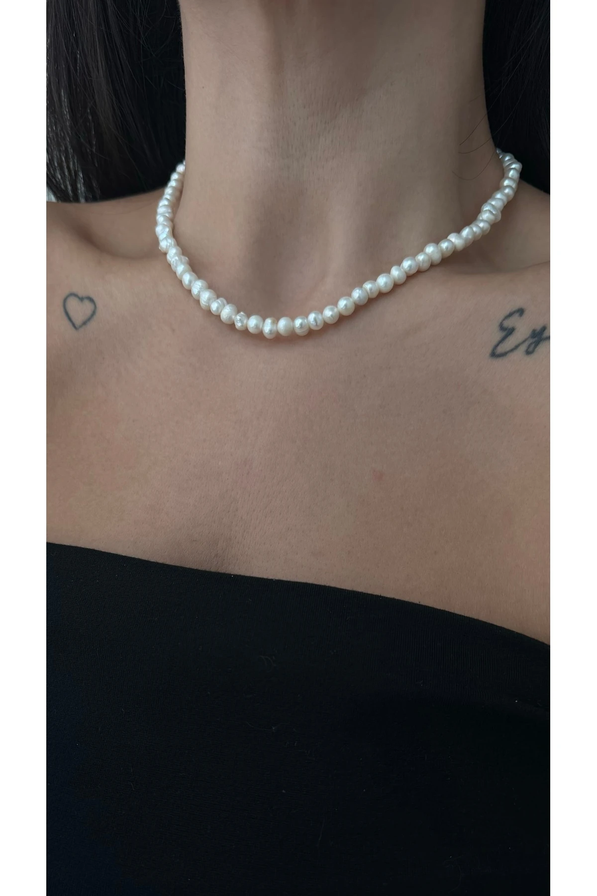 Gerçek Barok İnci Kolye