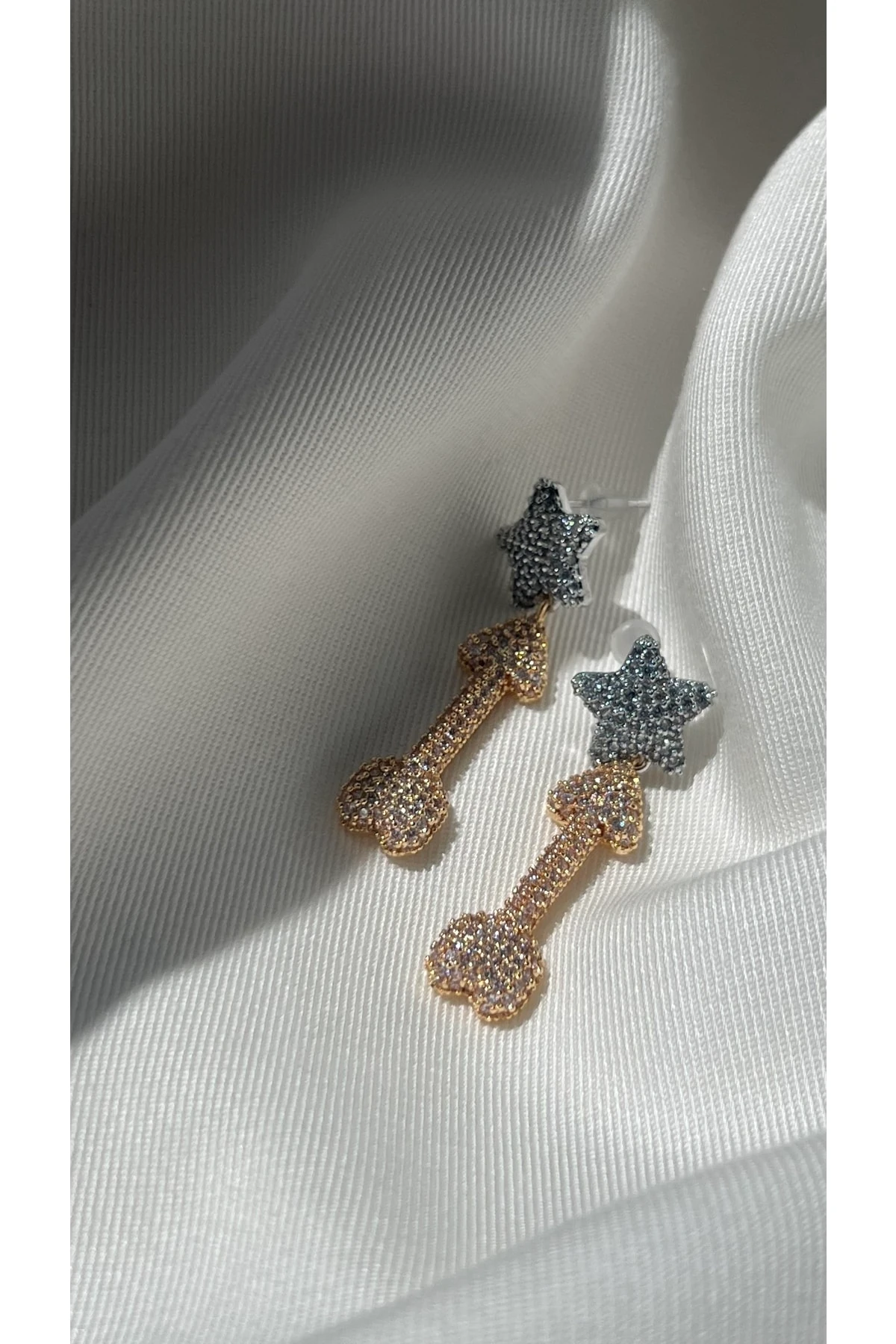 Mers Yıldız Ok Küpe