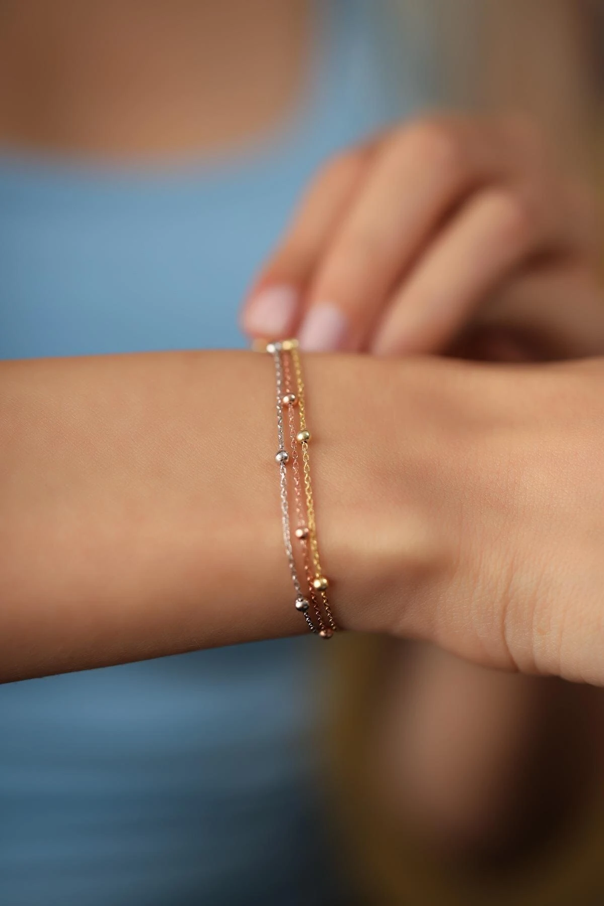 3 renk Bileklik Seti