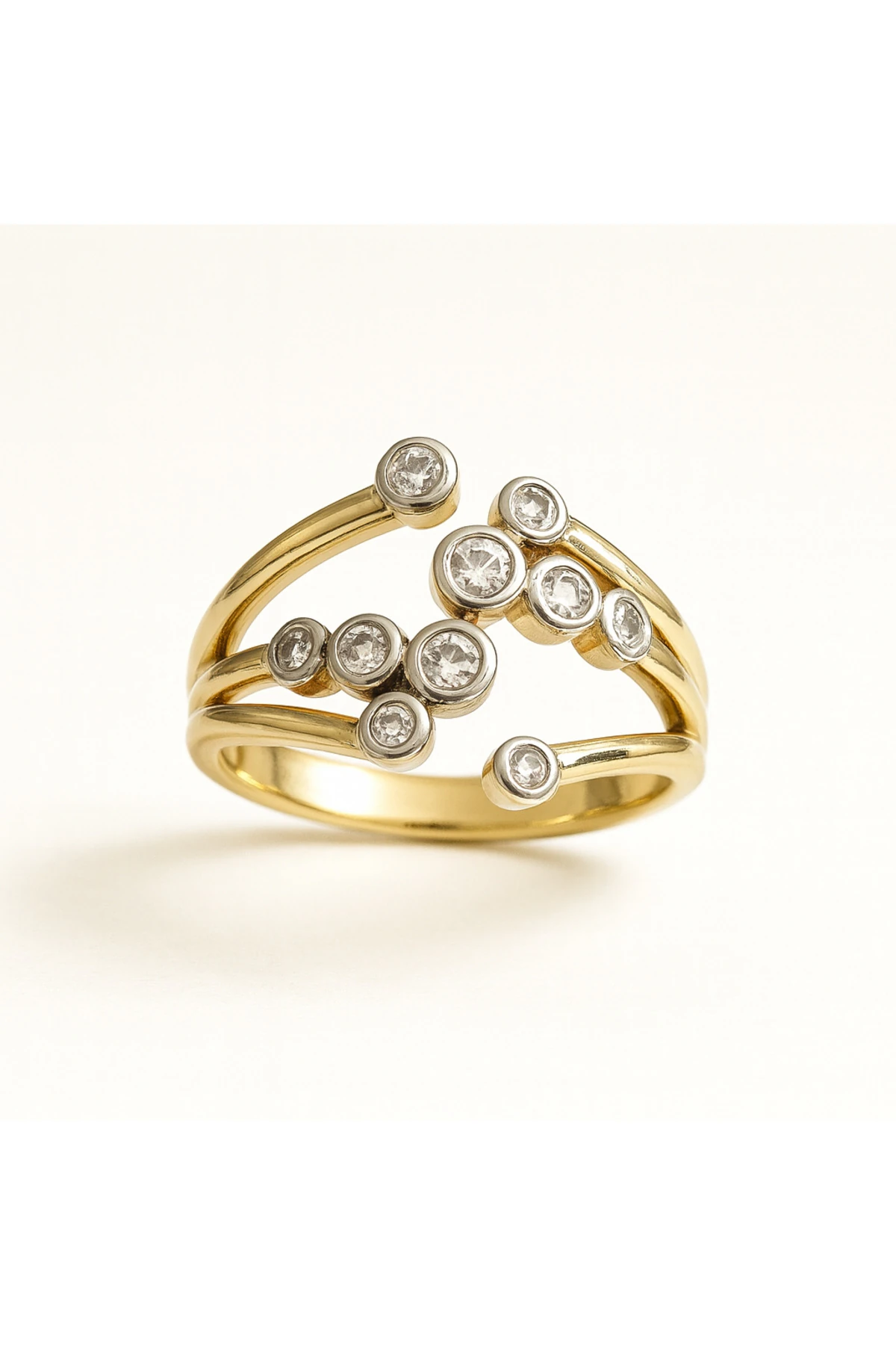 Çelik Su Damlası Yüzük