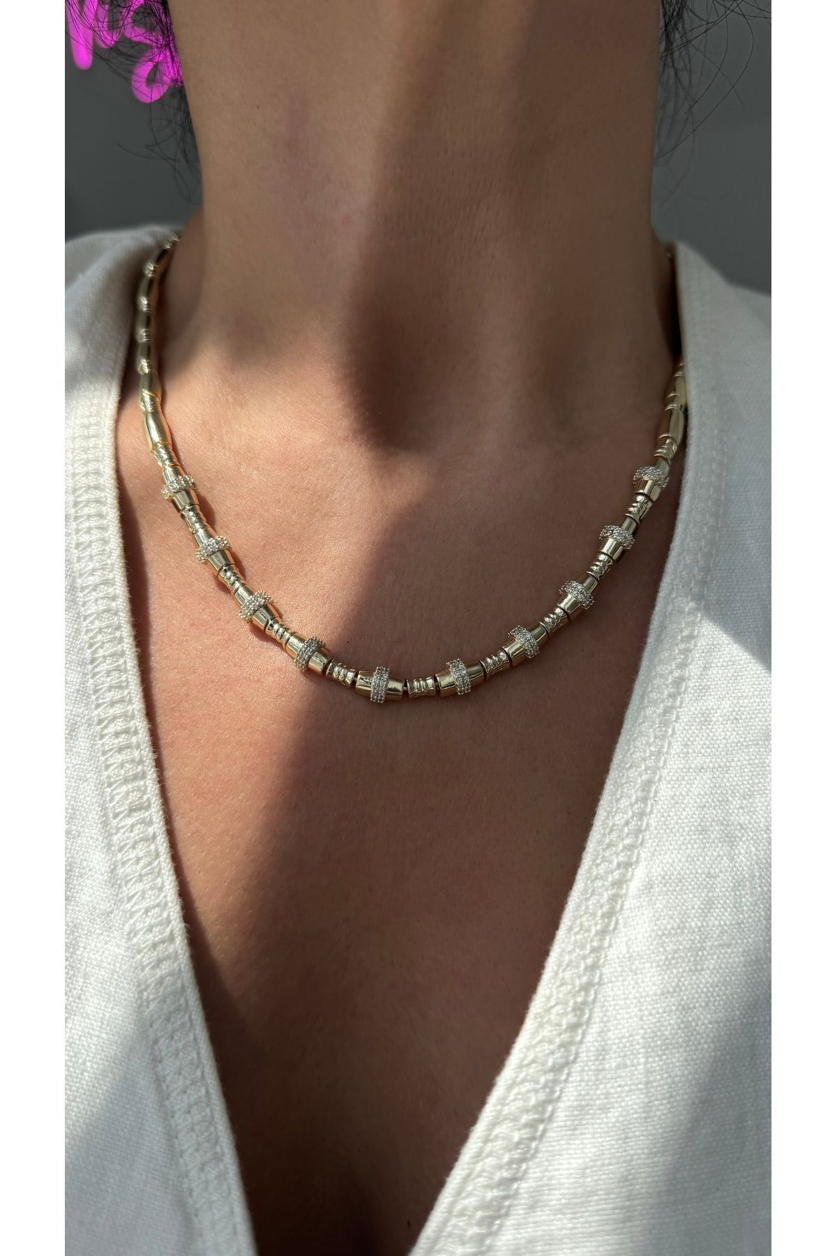 Çelik Özel Tasarım Marka Leyla Kolye