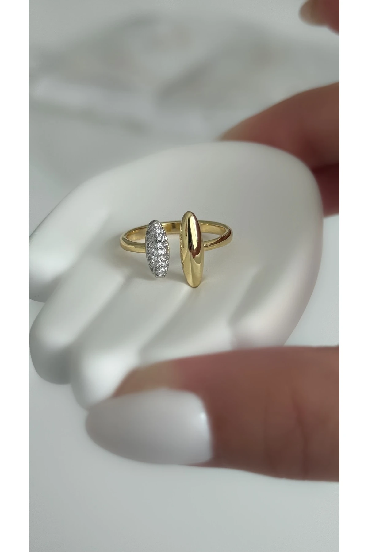 Çelik Özel Tasarım Damla Yüzük