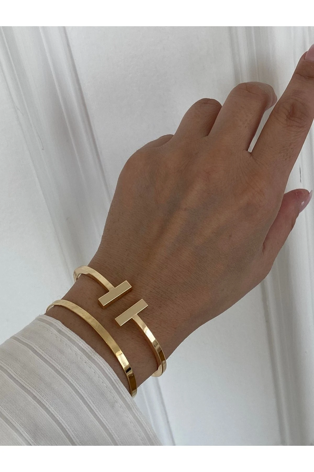 Altın Kaplama Tiffany Model Bileklik