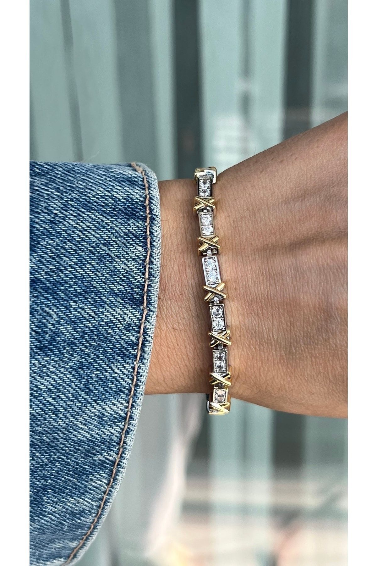 Çelik Tiffany X Bileklik